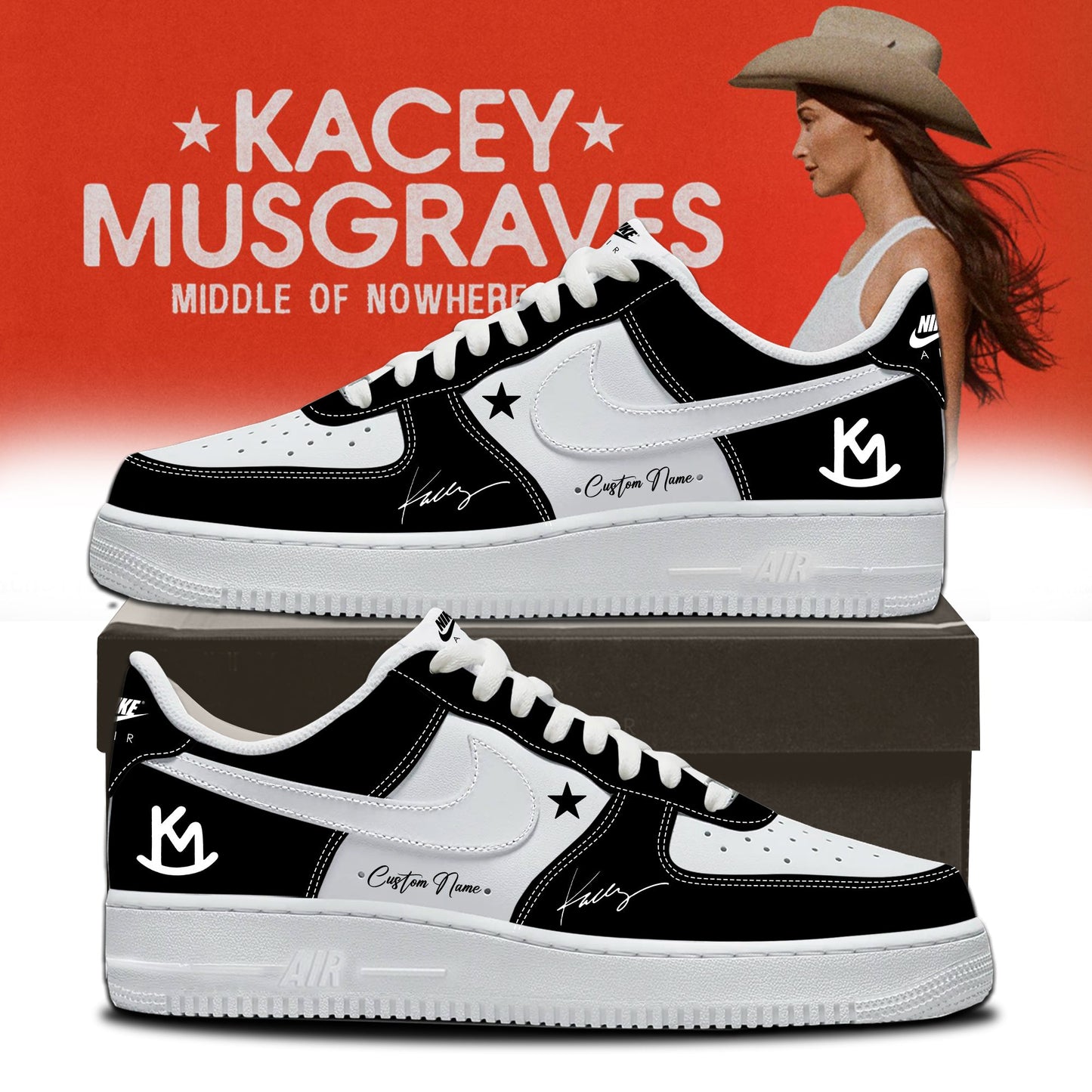 Kacey Musgraves Middle of Nowhere Tour Signed Shoes 3