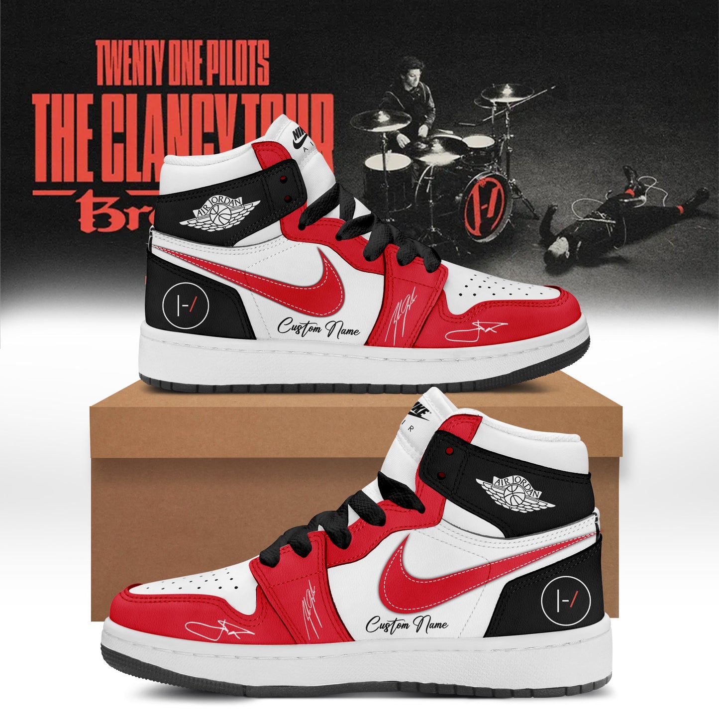 .Twenty One Pilots The Clancy Tour: Breach Shoes 6