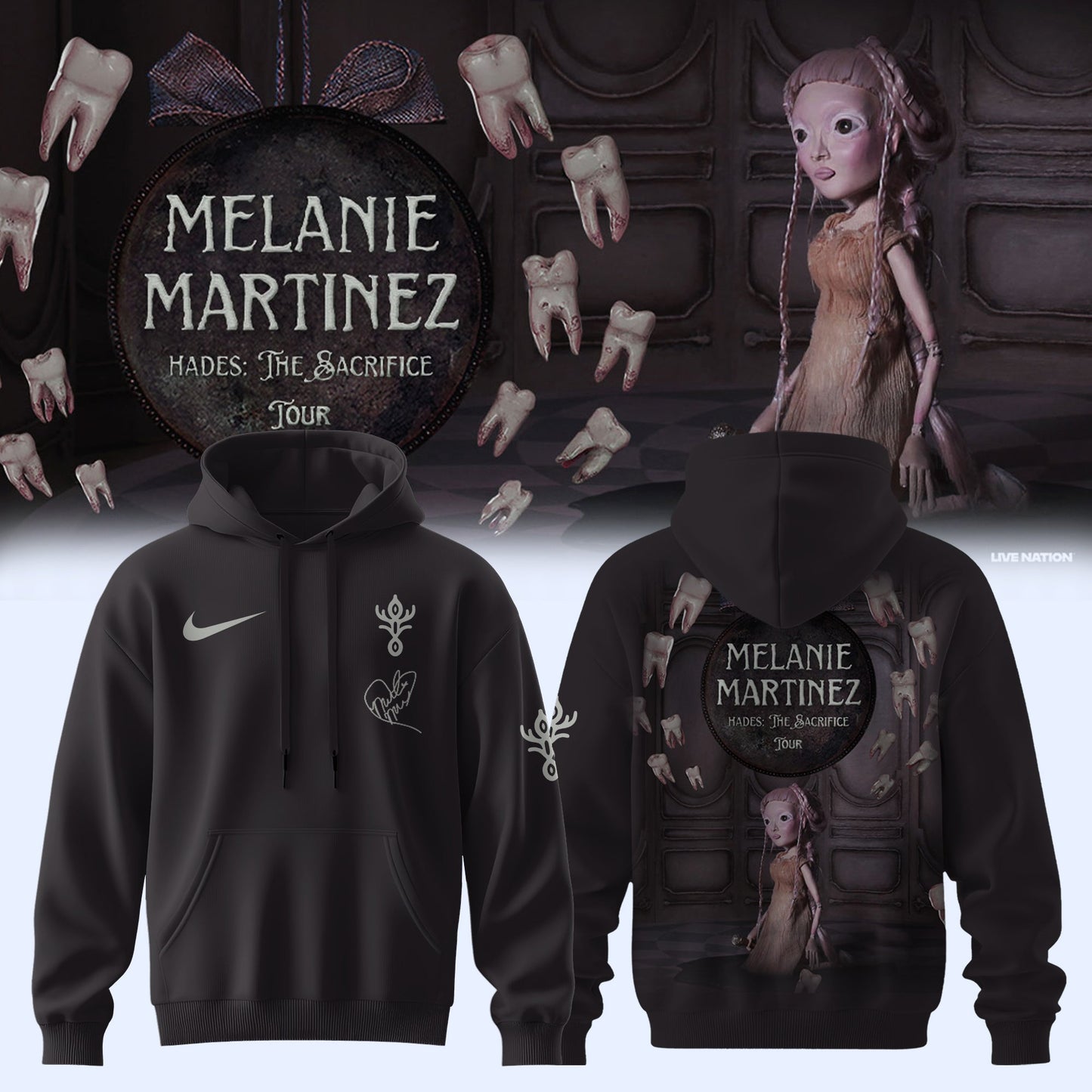 Melanie Martinez ”HADES: THE SACRIFICE TOUR 2026” Limited Edition Signature – Hoodie