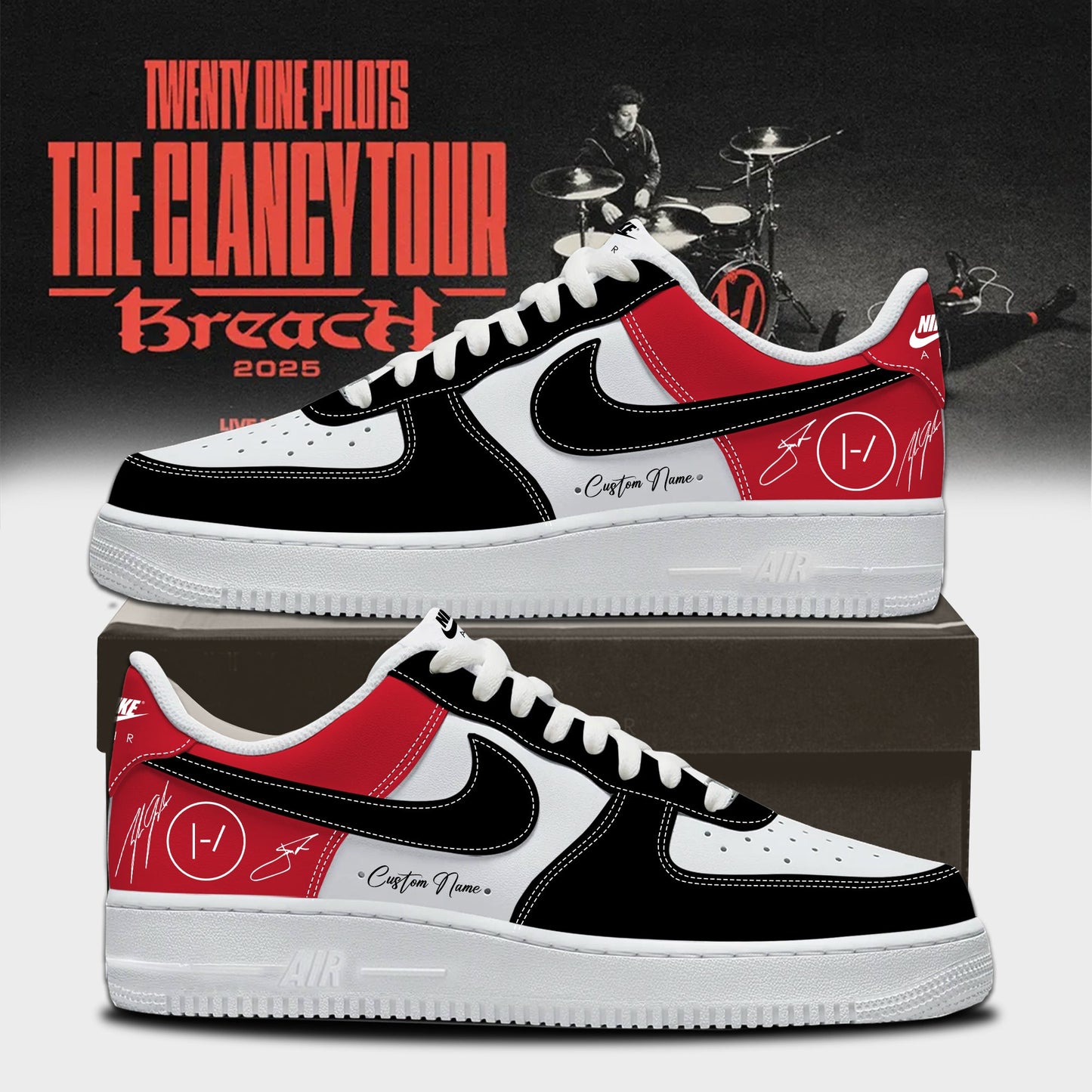 .Twenty One Pilots The Clancy Tour: Breach Shoes 5