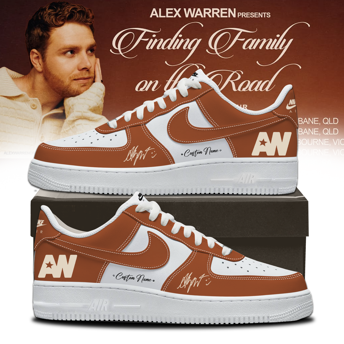 ,Alex Warren’s “Little Orphan Alex” Tour Shoes
