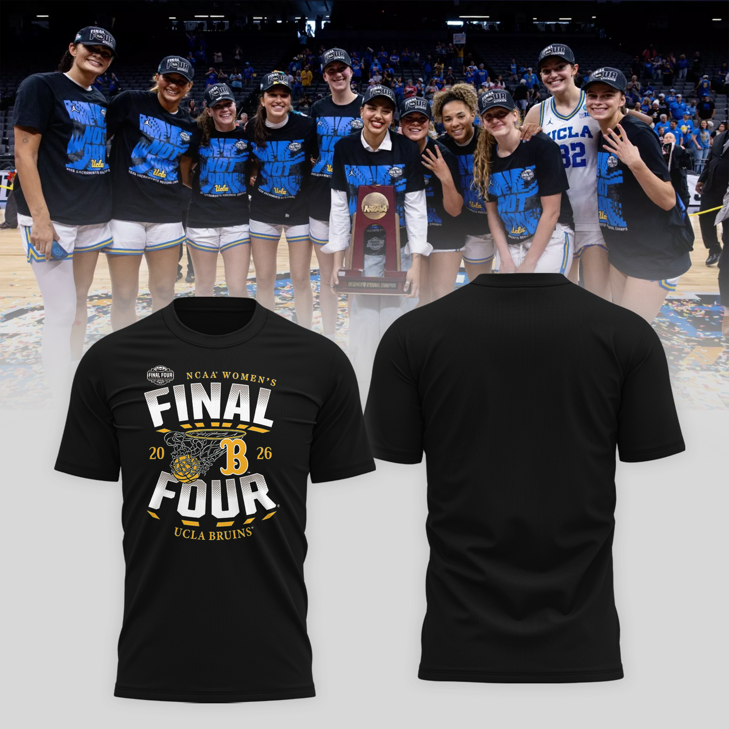 UCLA 2026 Women’s Basketball Five Four Tshirt Limited Edition