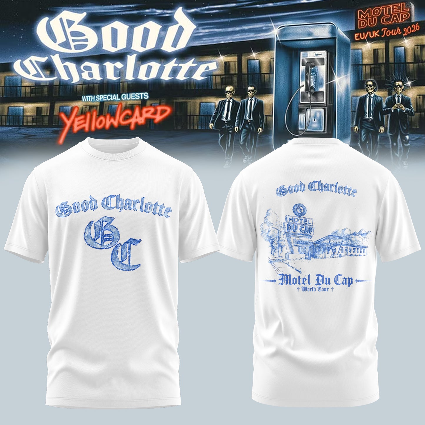 Motel Du Cap Postcard Tee