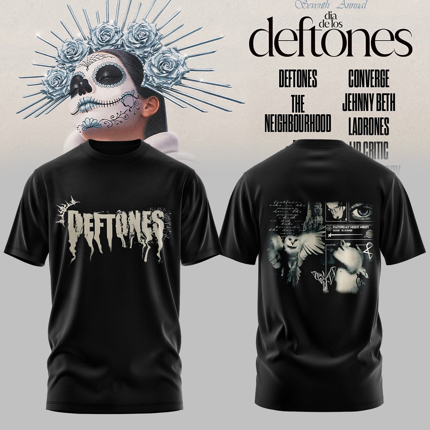Dia De Los Deftones 2026 T-shirt