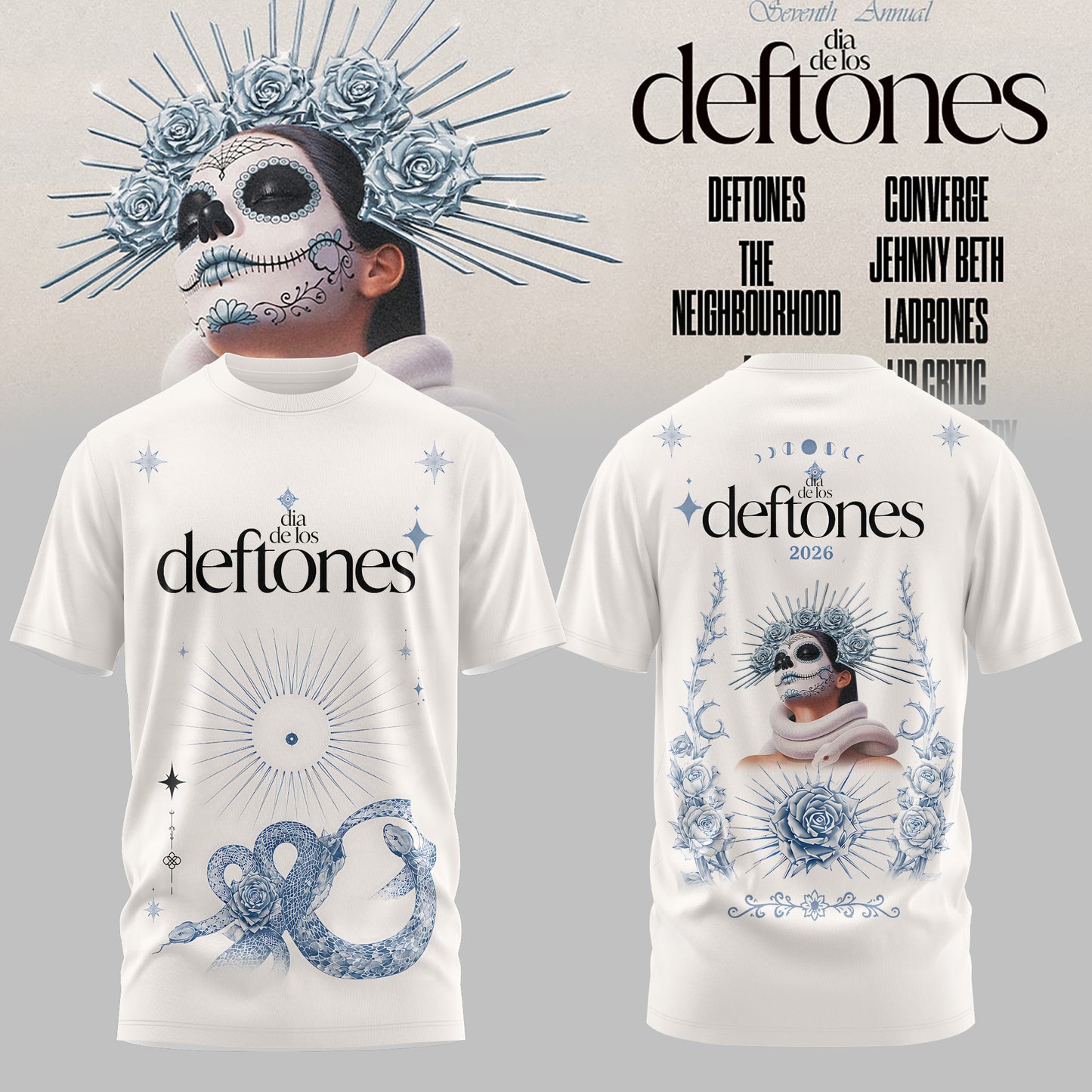 Dia De Los Deftones 2026 T-shirt
