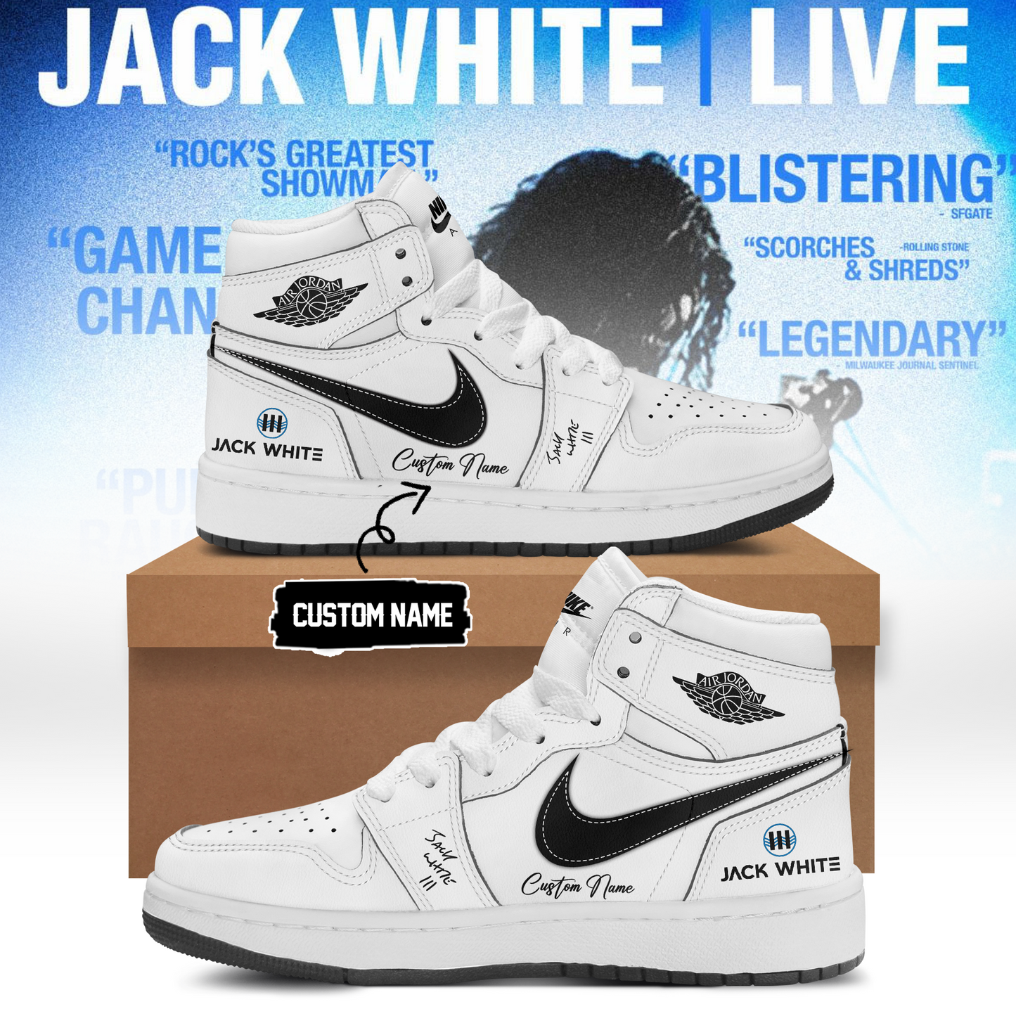 .Jack White Live 2026 Shoes