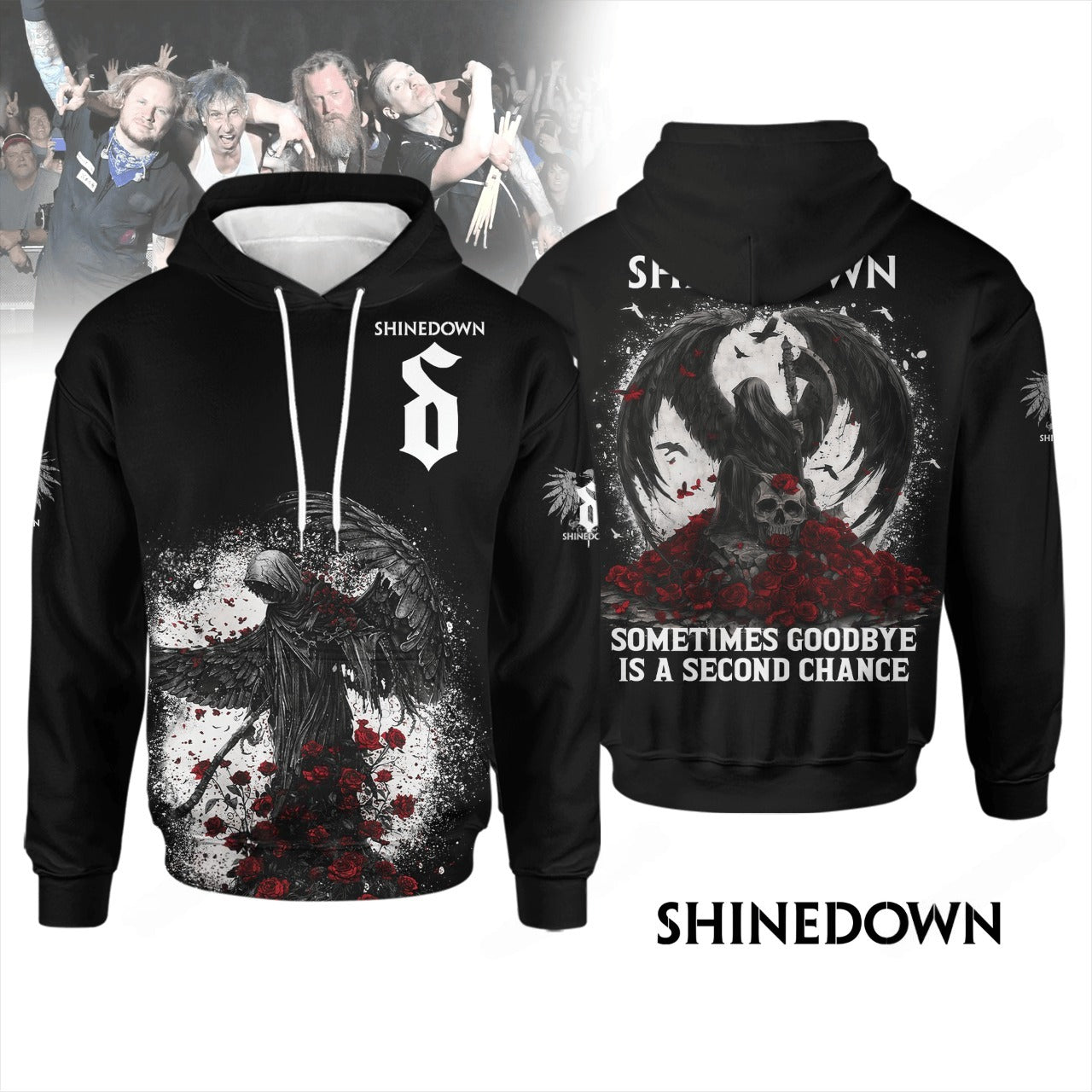 Dance, Kid, Dance Act II World Tour Shinedown 2026 Hoodie