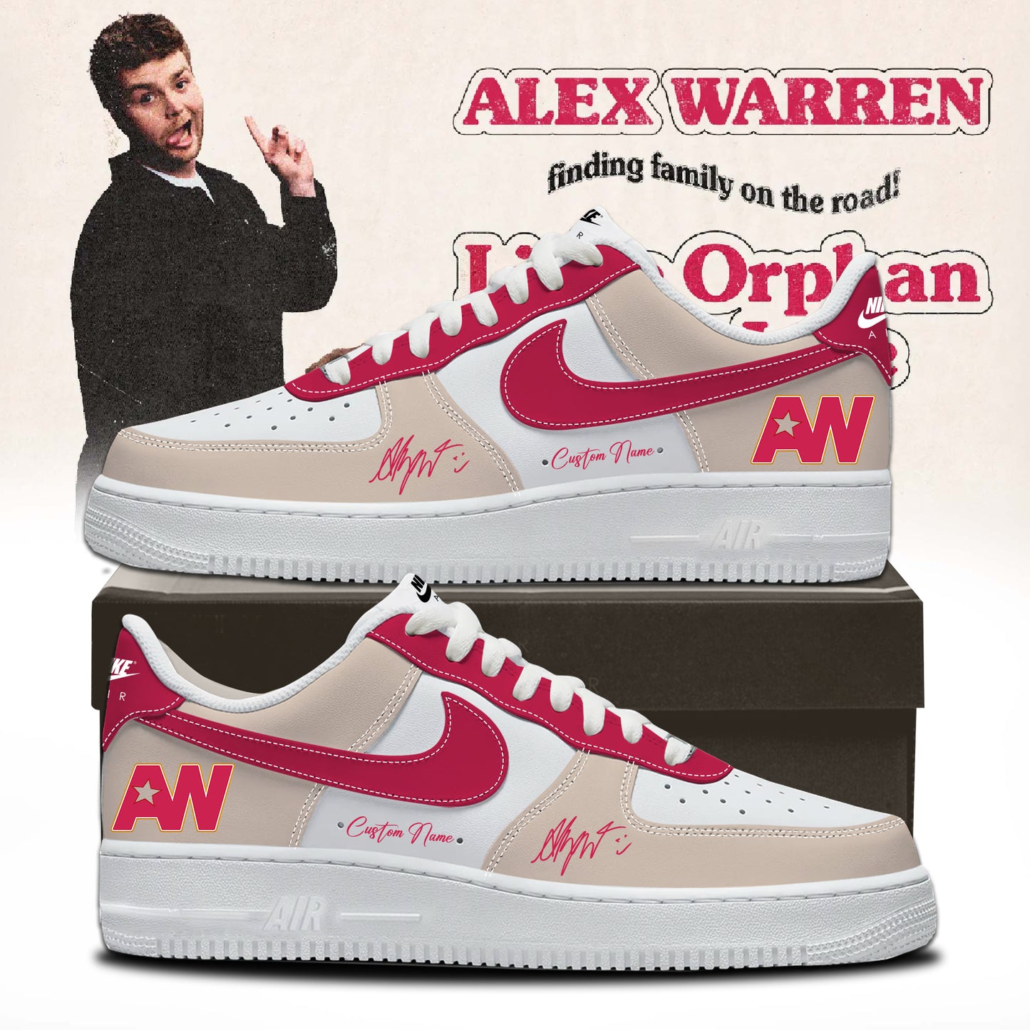 ,Alex Warren’s “Little Orphan Alex” Tour Shoes
