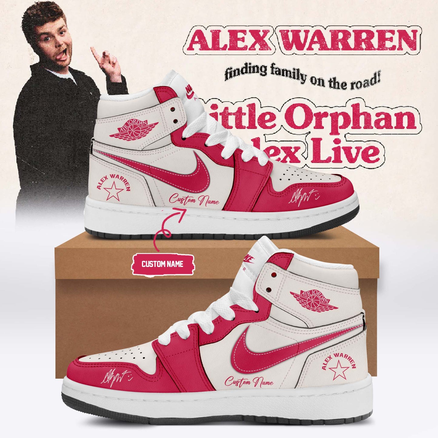 ,Alex Warren’s “Little Orphan Alex” Tour Jordan