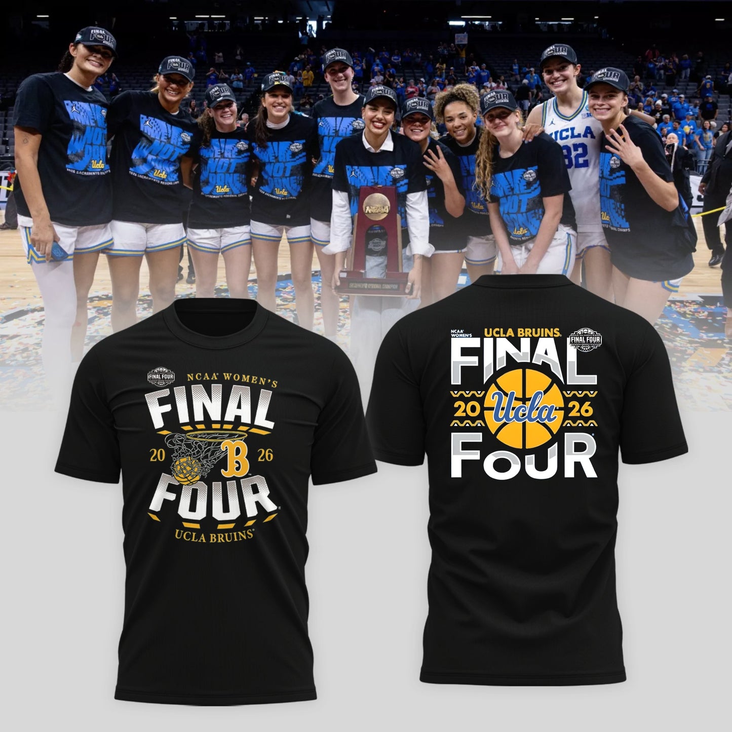 UCLA 2026 Women’s Basketball Five Four Tshirt Limited Edition