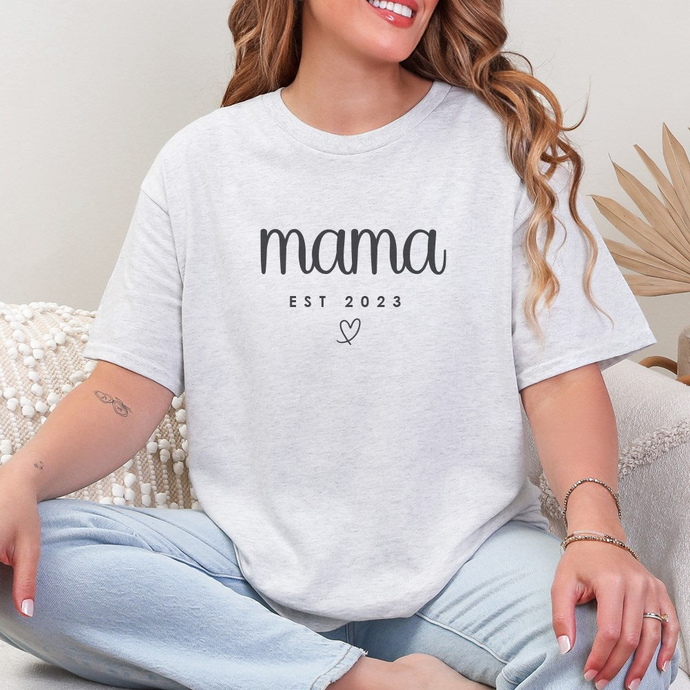 Personalized Mama Established T-Shirt