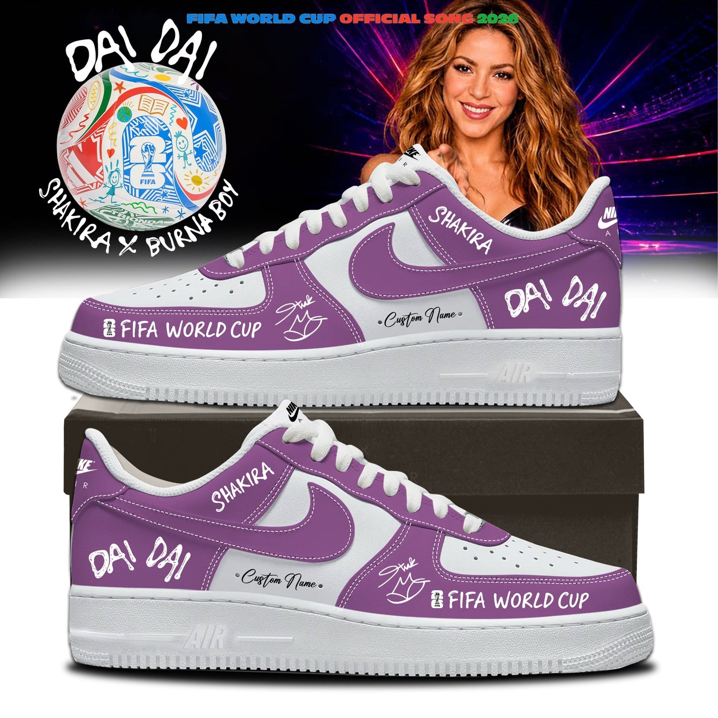Shakira – “Dai Dai” Limited Edition Signature – Shoes