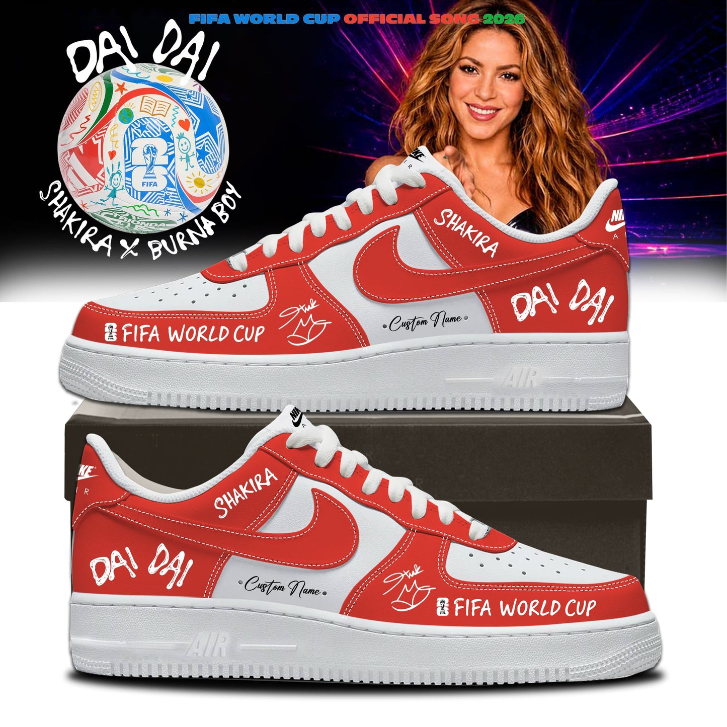 Shakira – “Dai Dai” Limited Edition Signature – Shoes