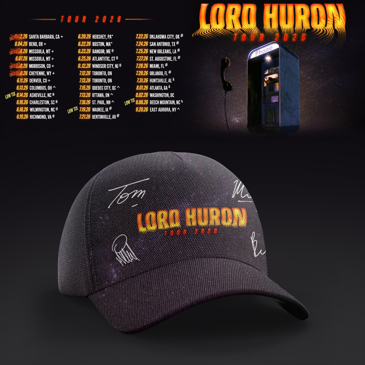 Lord Huron 2026 Tour Hat Is Here