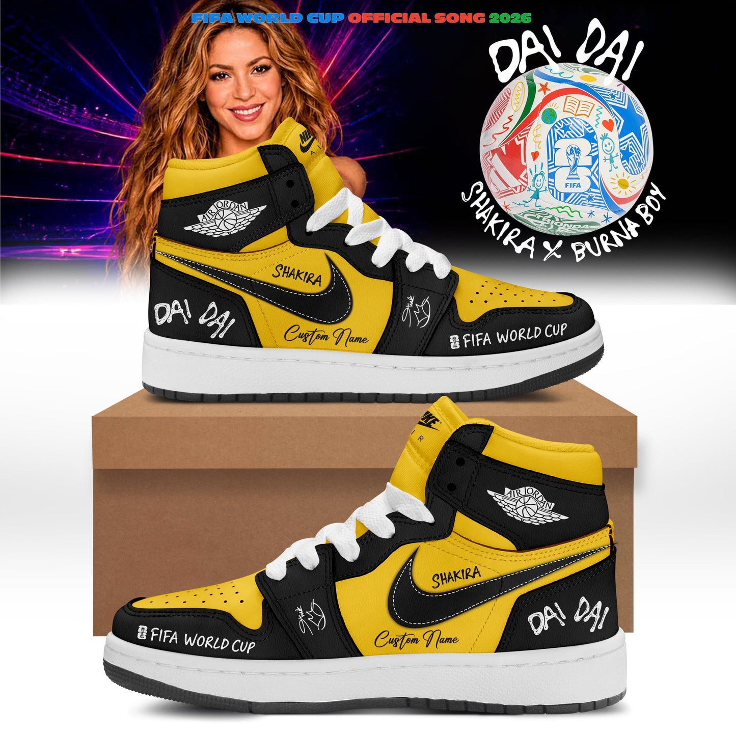 Shakira- “Dai Dai” Limited Edition Signature – Shoes