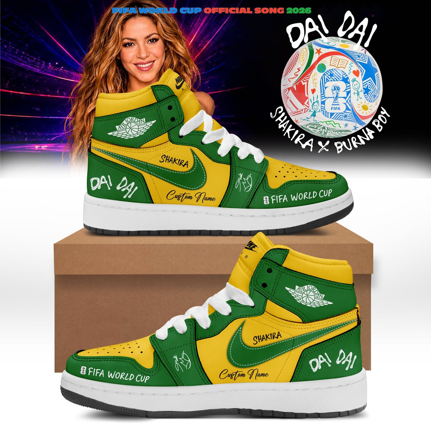 Shakira- “Dai Dai” Limited Edition Signature – Shoes