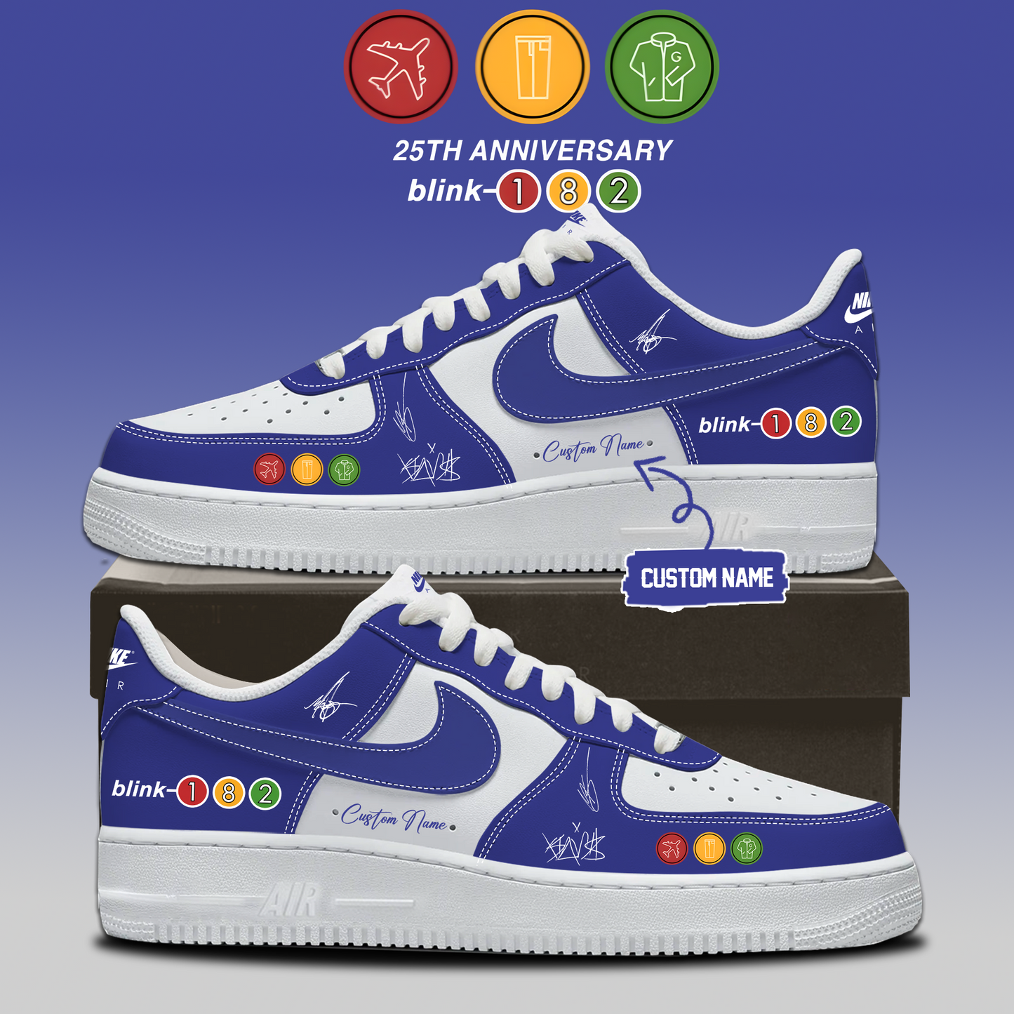 Blink-182 Anniversary Collection -Limited Edition Signature Shoes