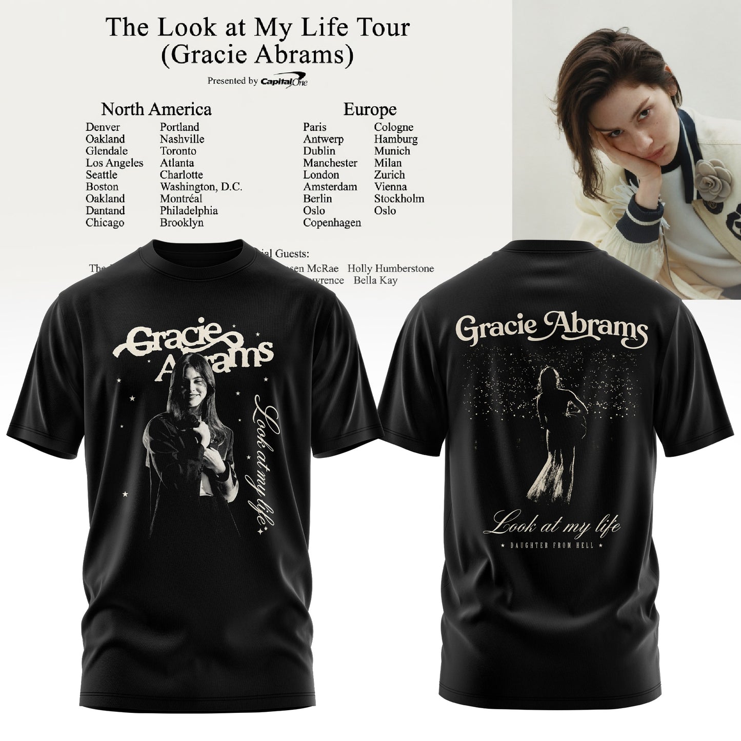 The Look at My Life Tour Edition Tshirt
