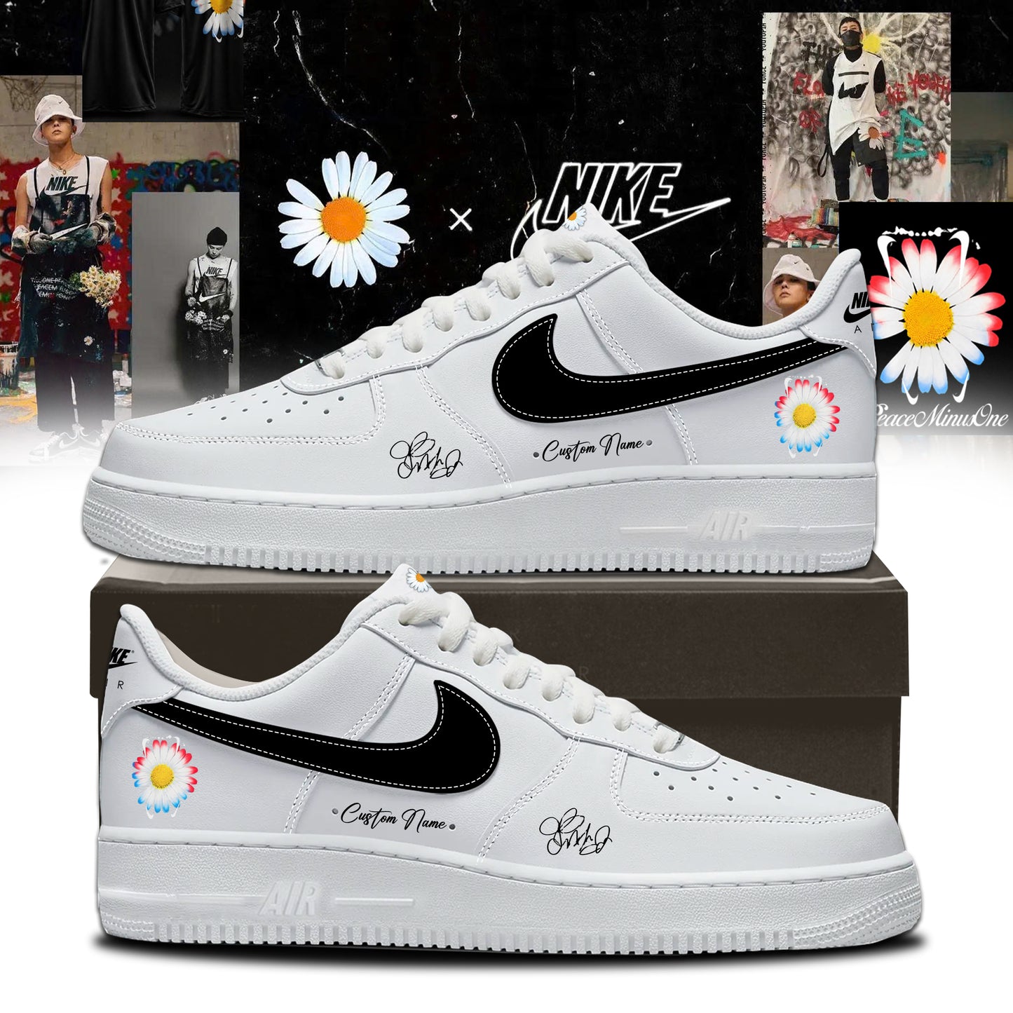 ..G-Dragon’s PEACEMINUSONE Shoes