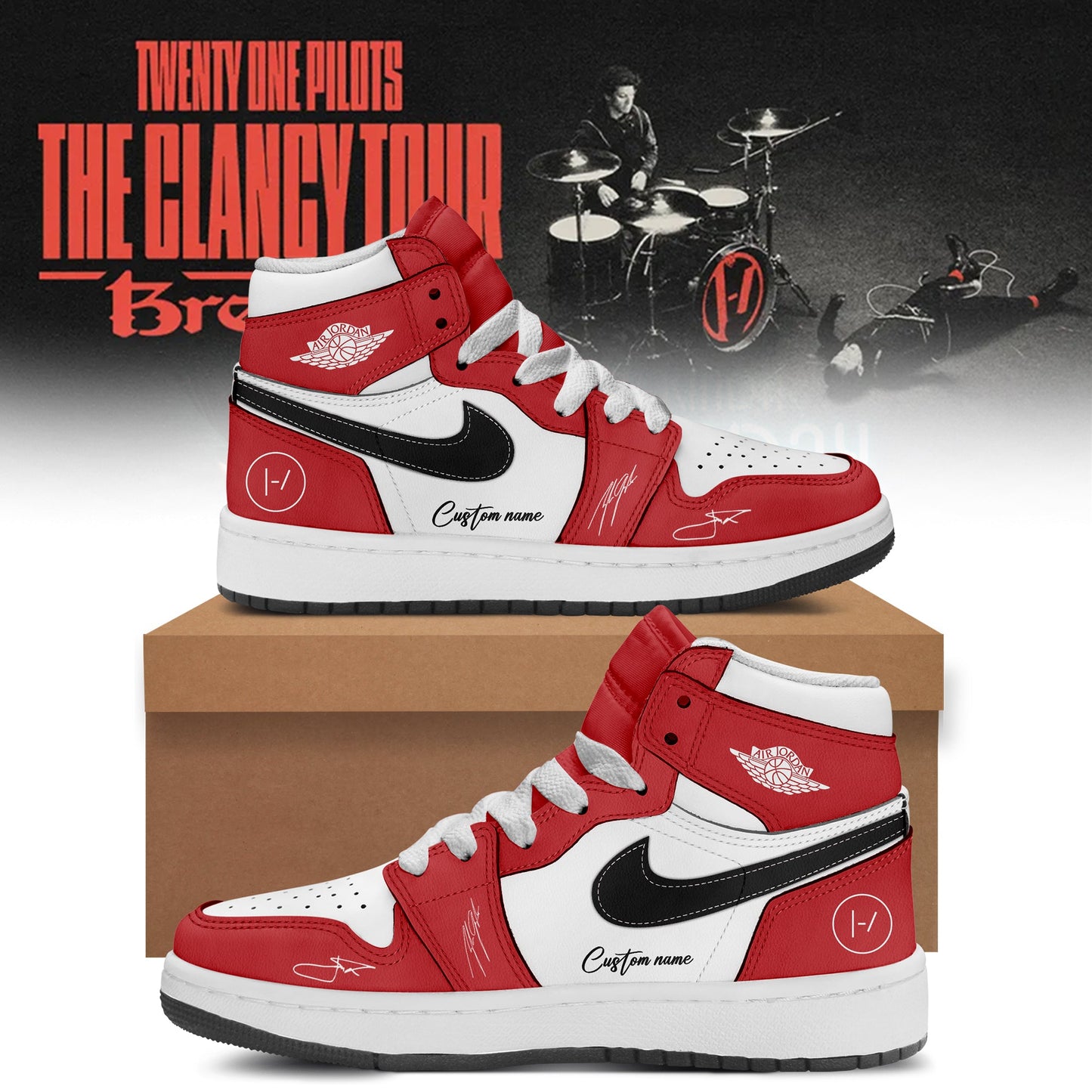 .Twenty One Pilots The Clancy Tour: Breach Shoes 2