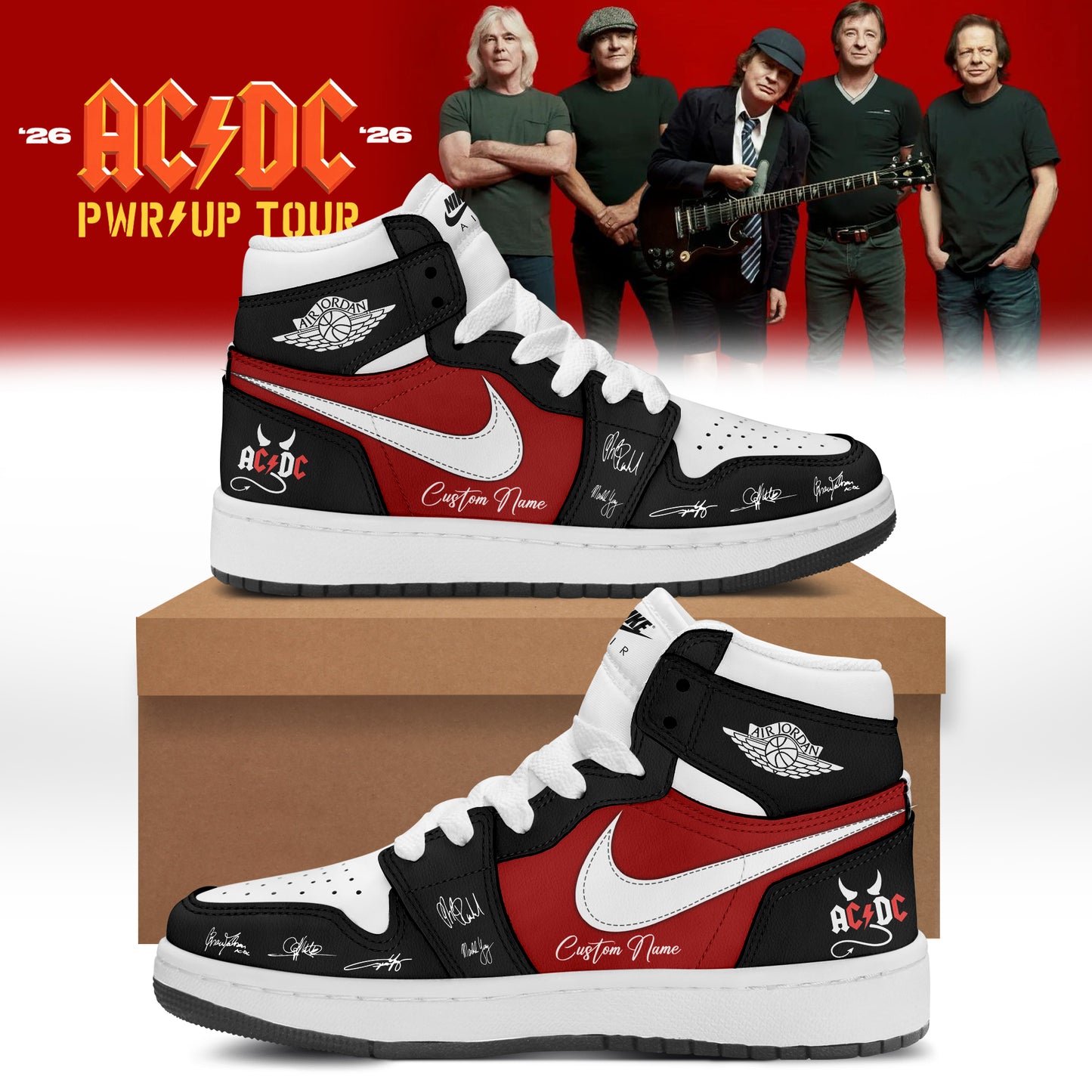 AC/DC ” Power Up Tour ” 2026 – Shoes