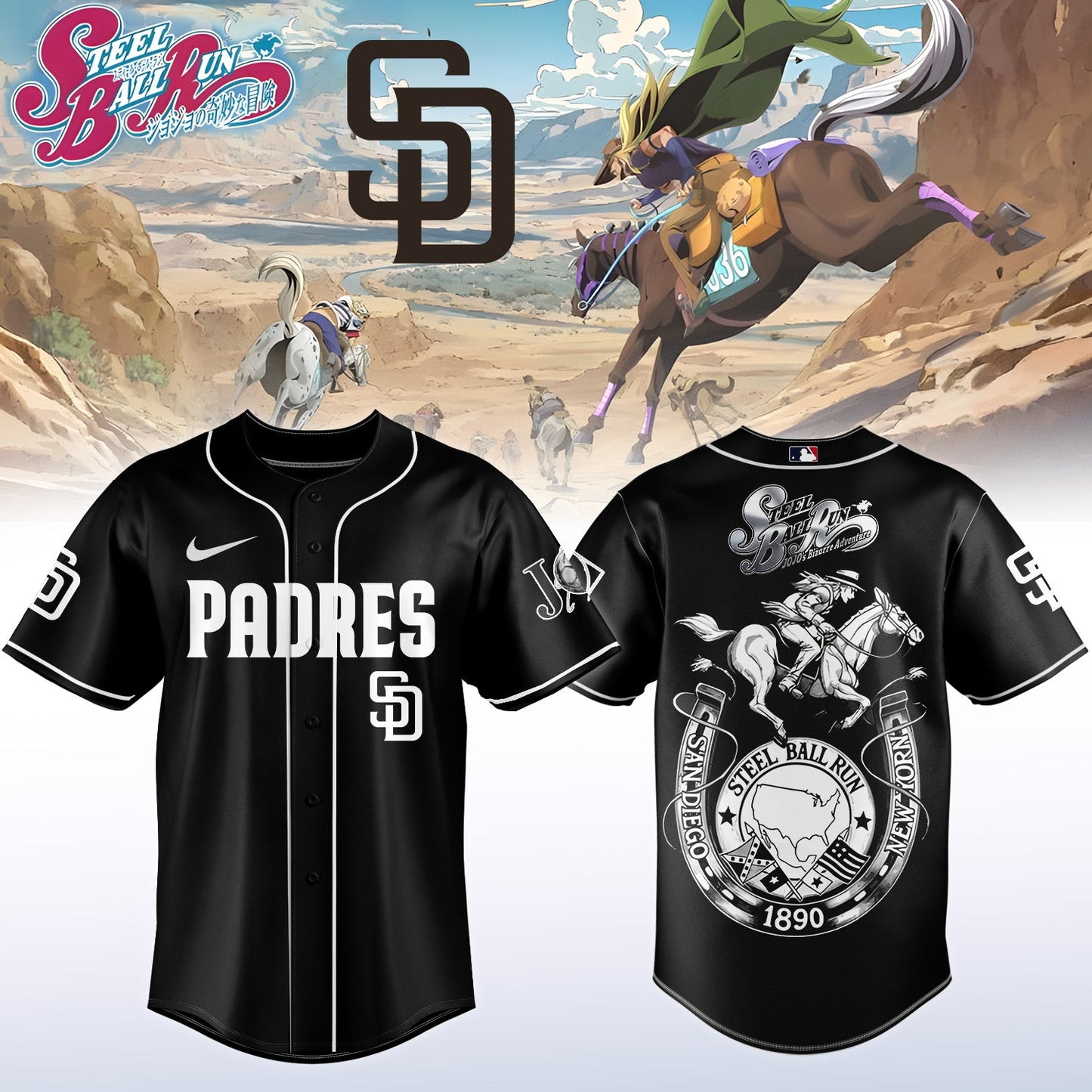 ALL TEAMS x Steel Ball Run Limited Jersey