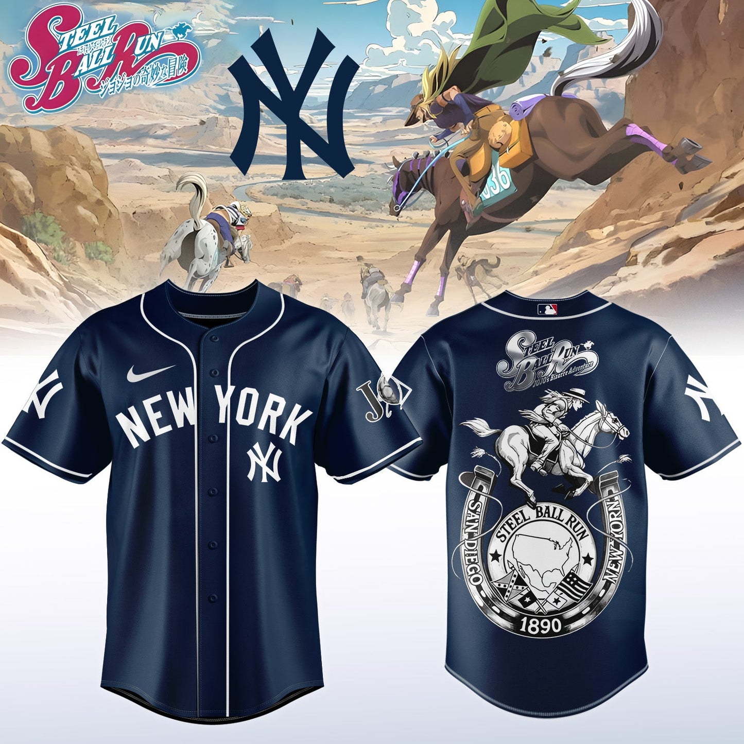 ALL TEAMS x Steel Ball Run Limited Jersey