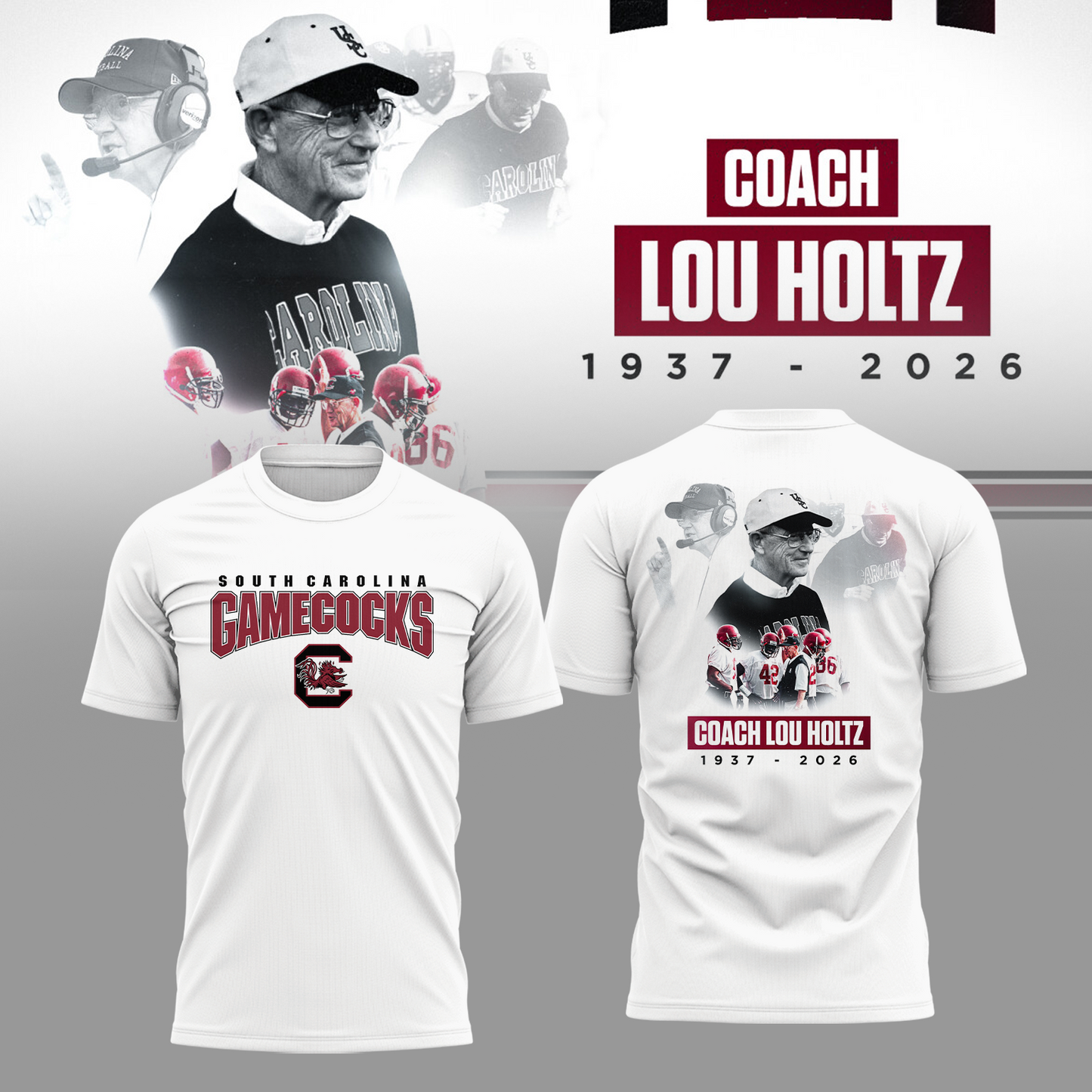 Remembering the life and legacy of Lou Holtz 1937-2026 TShirt
