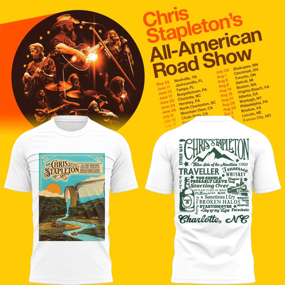 Limited Edition “All-American Road Show” in Charlotte, NC Tshirt