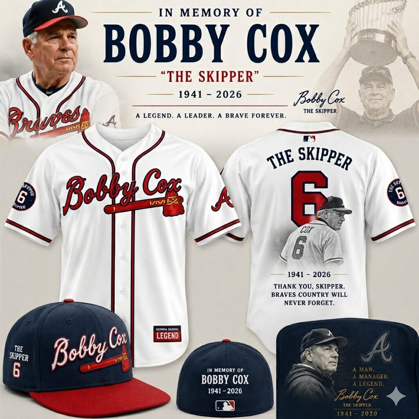 Atlanta Braves “Remembering Bobby Cox – The Legendary Manager” Jersey