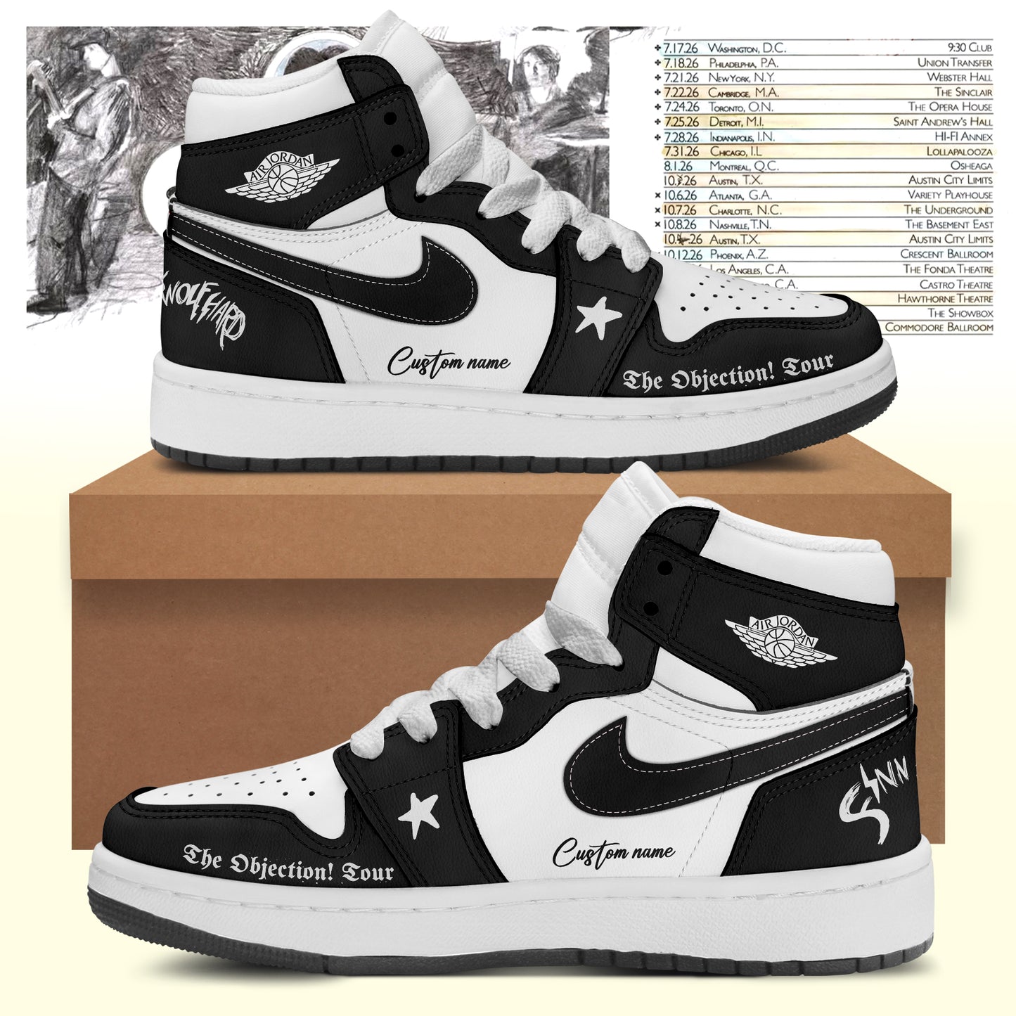 Finn Wolfhard – The Common Side Effects Tour Sneaker