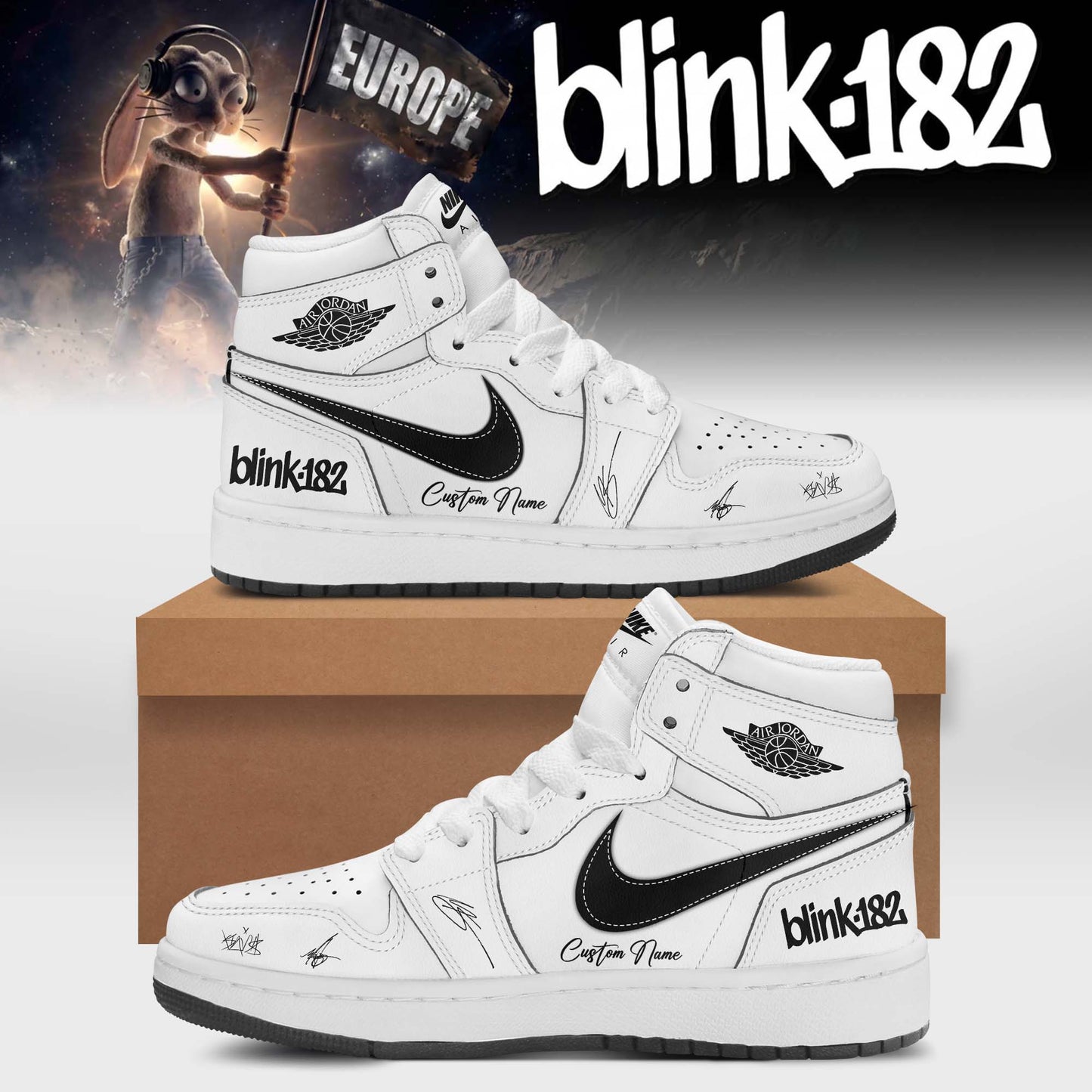 Blink-182 Anniversary Collection -Limited Edition Signature Shoes