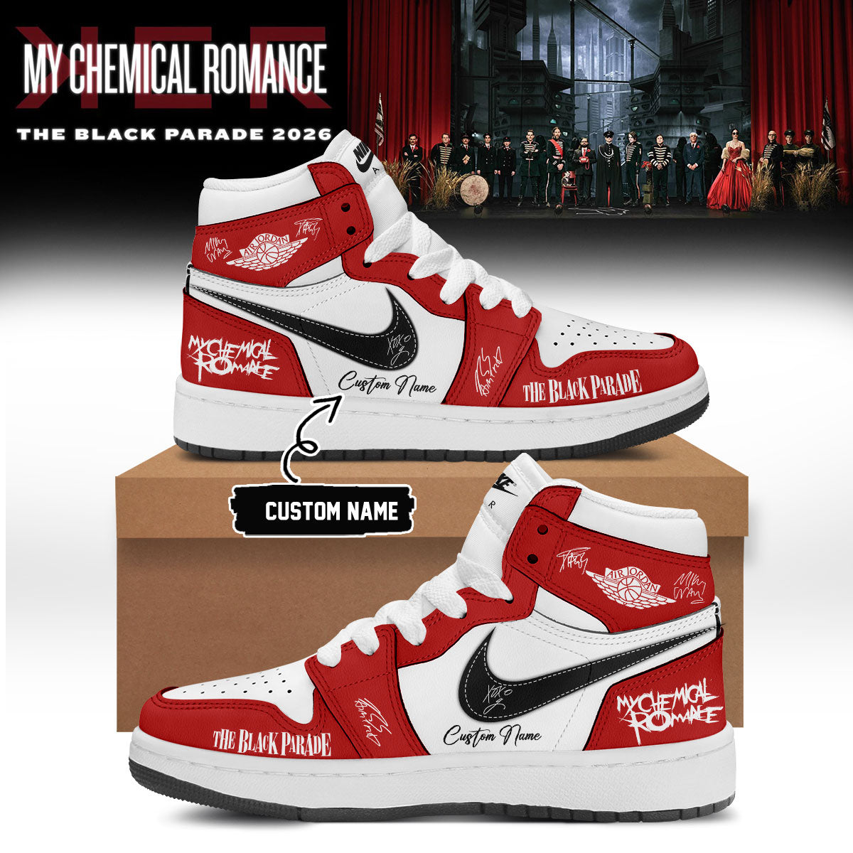 .MCR New Merch Shoes