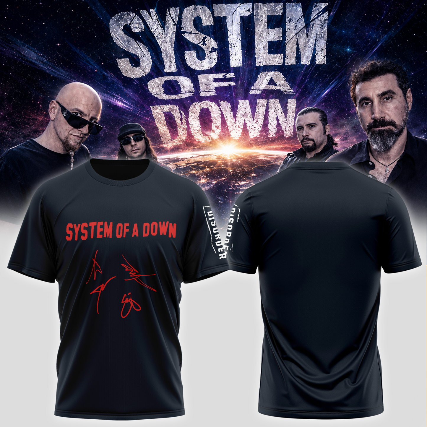 System of a Down “Europe / UK Stadium Tour 2026” Signature Limited Edition – Tshirt