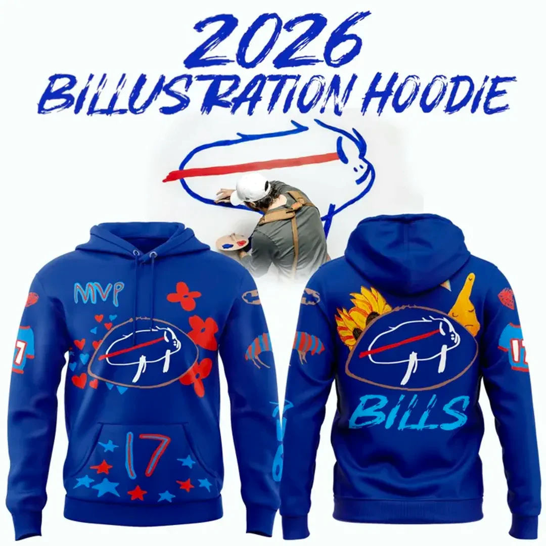 Buffalo Bills Billustration 2026 Limited Edition Hoodie