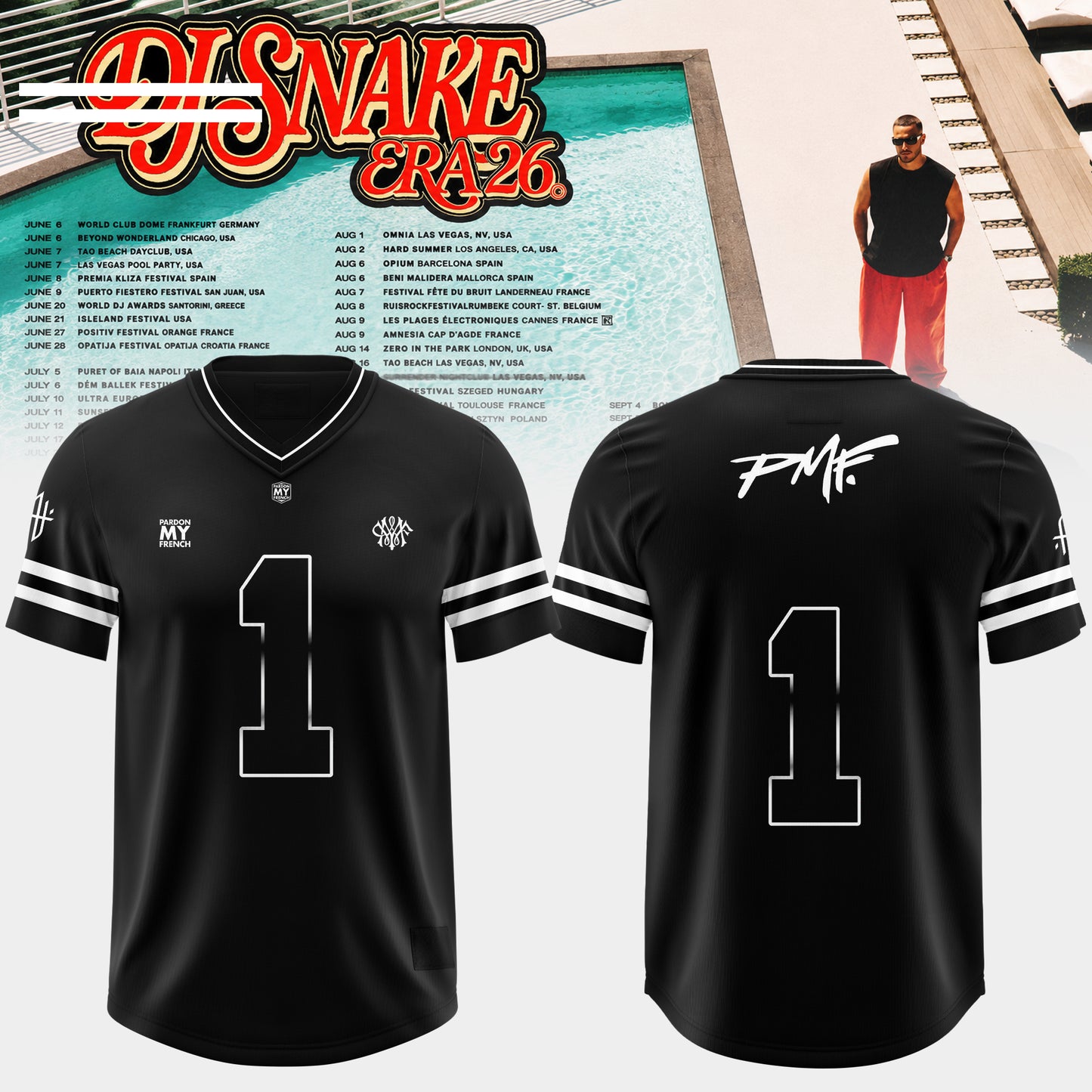 DJ Snake – Tour Era 2026 Limited Footbal jersey Edition Collection Is Here