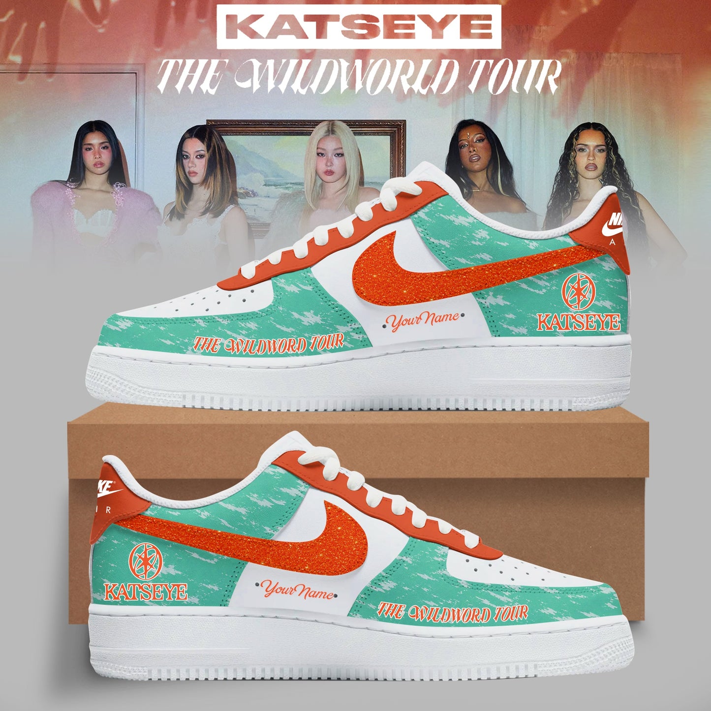 _KATSEYE: THE WILDWORD TOUR Customize AF1 V1
