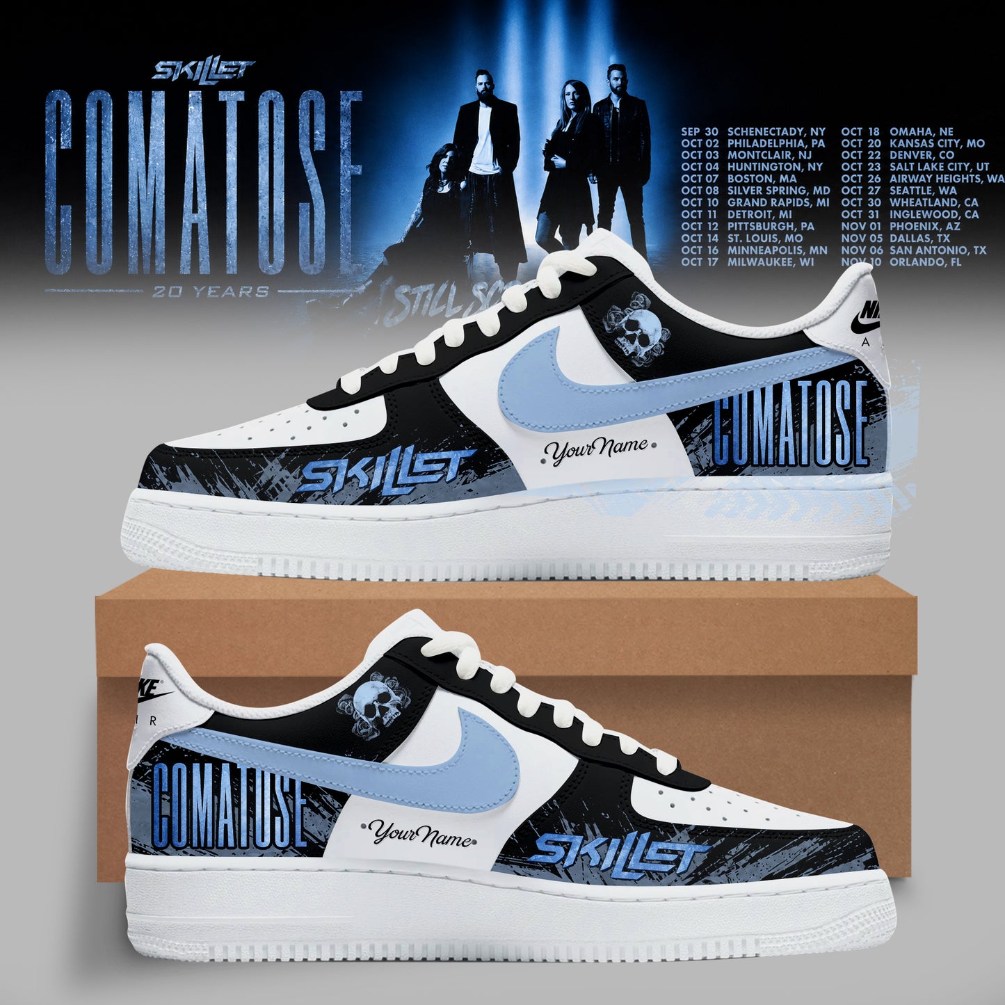 SKILLET “COMATOSE 20 YEARS” SNEAKER COLLECTION IS HERE