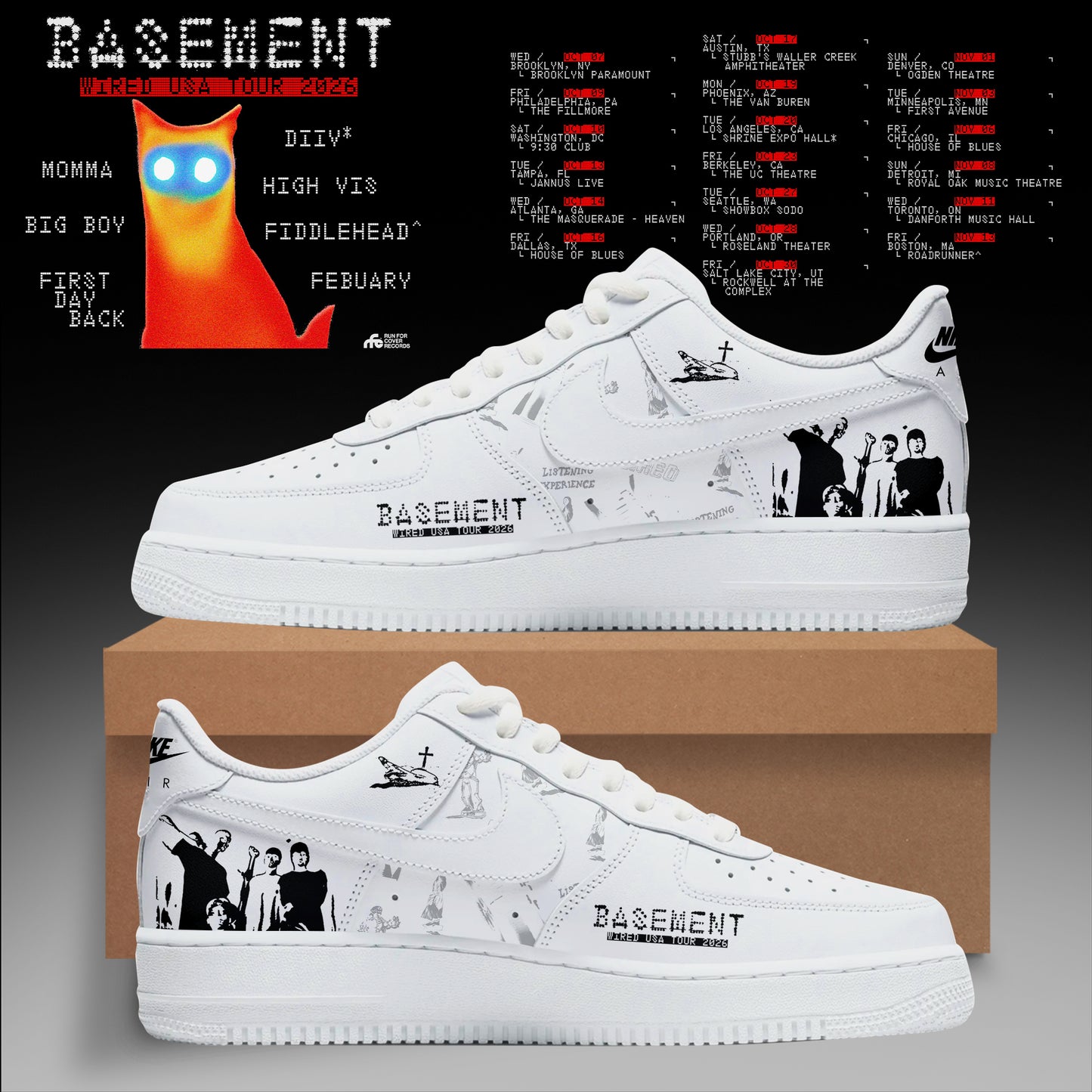Basement – WIRED USA Tour 2026 Limited Shoes