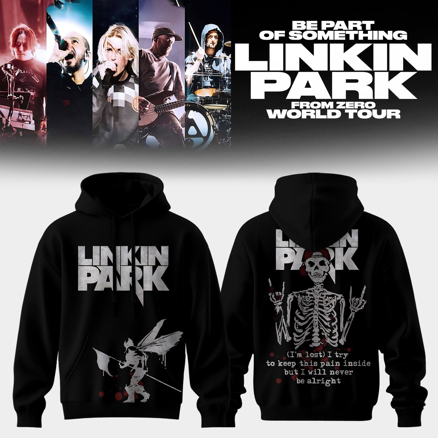 Linkin Park 2026 Tour Merch Is Here – From Zero Hoodie Collection