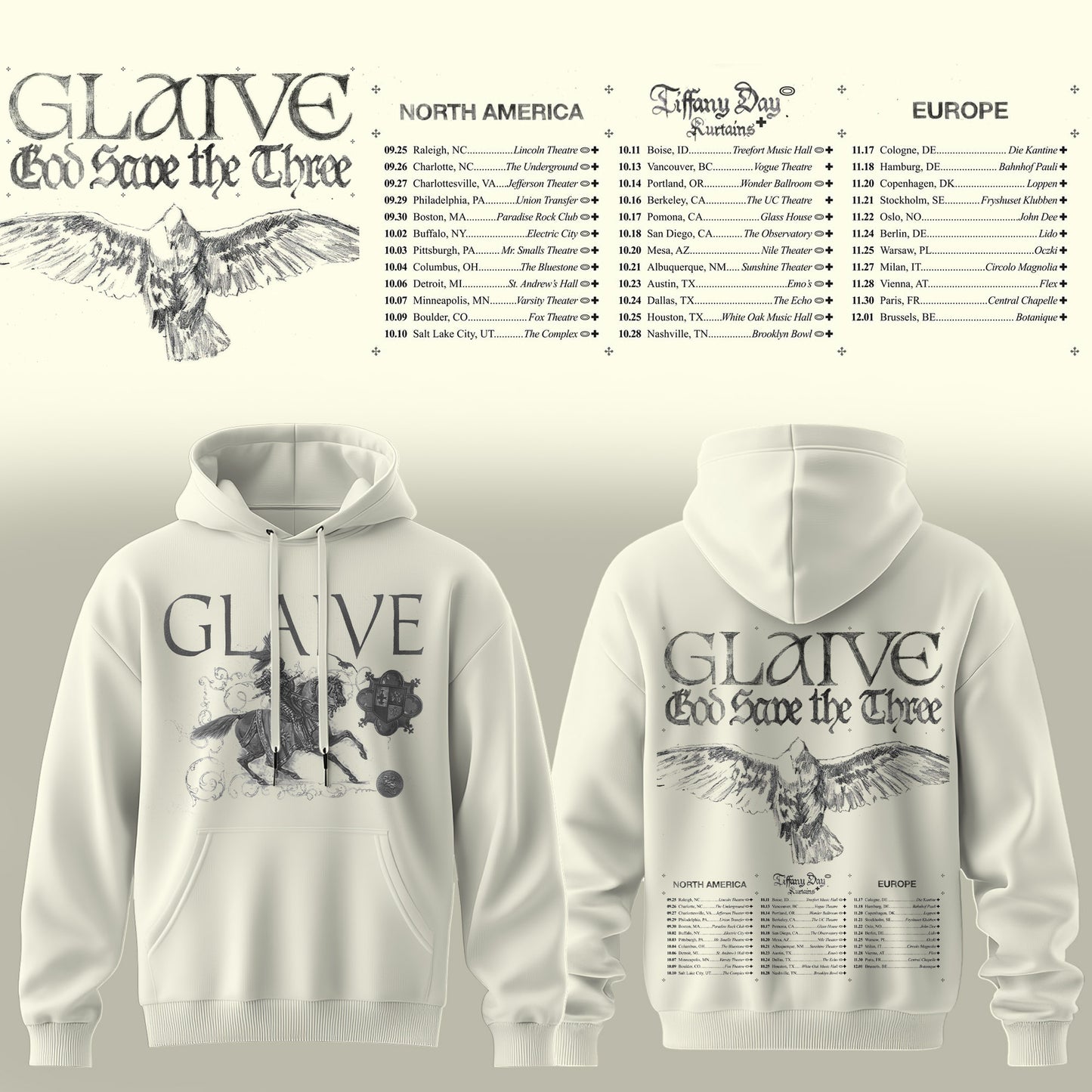 Glaive “God Save The Teen” 2026 Tour Hoodie Is Here – Limited Edition