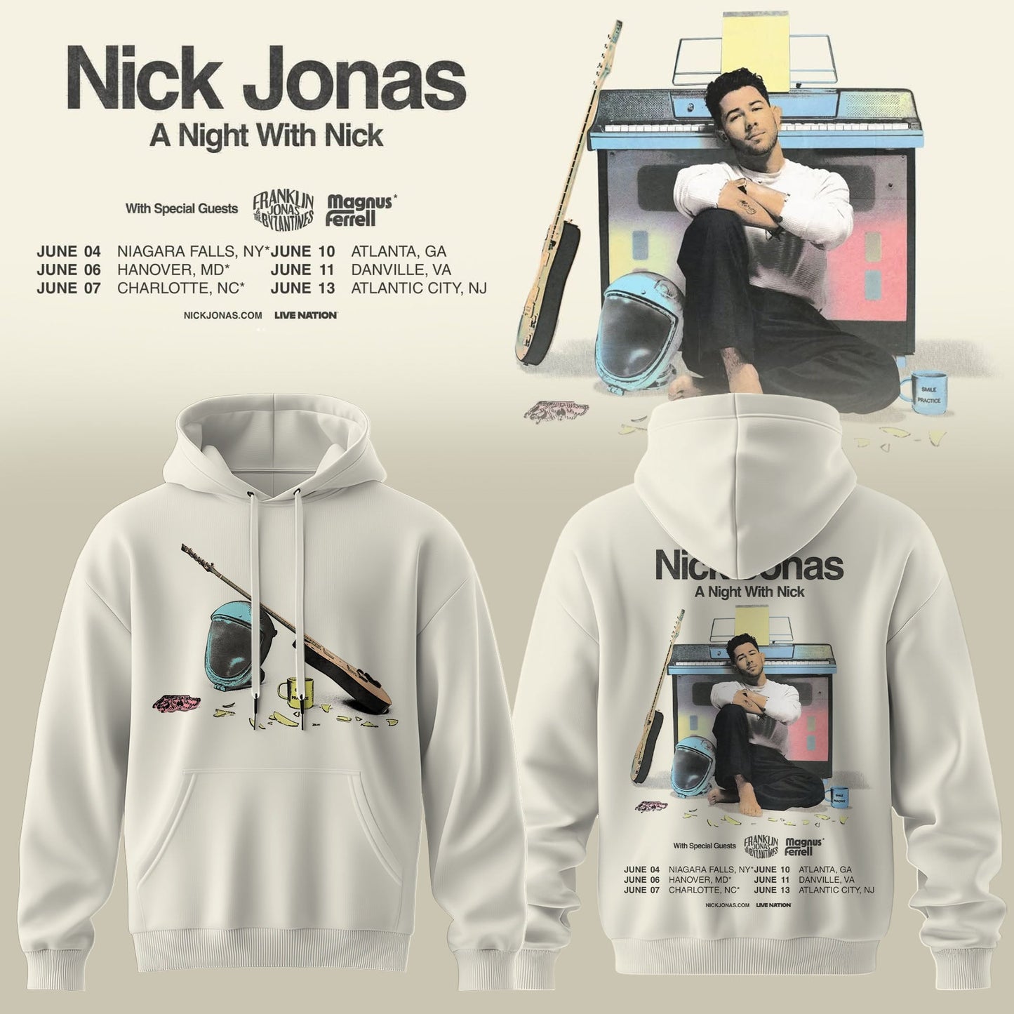 _Nick Jonas – A NIGHT WITH NICK Hoodie