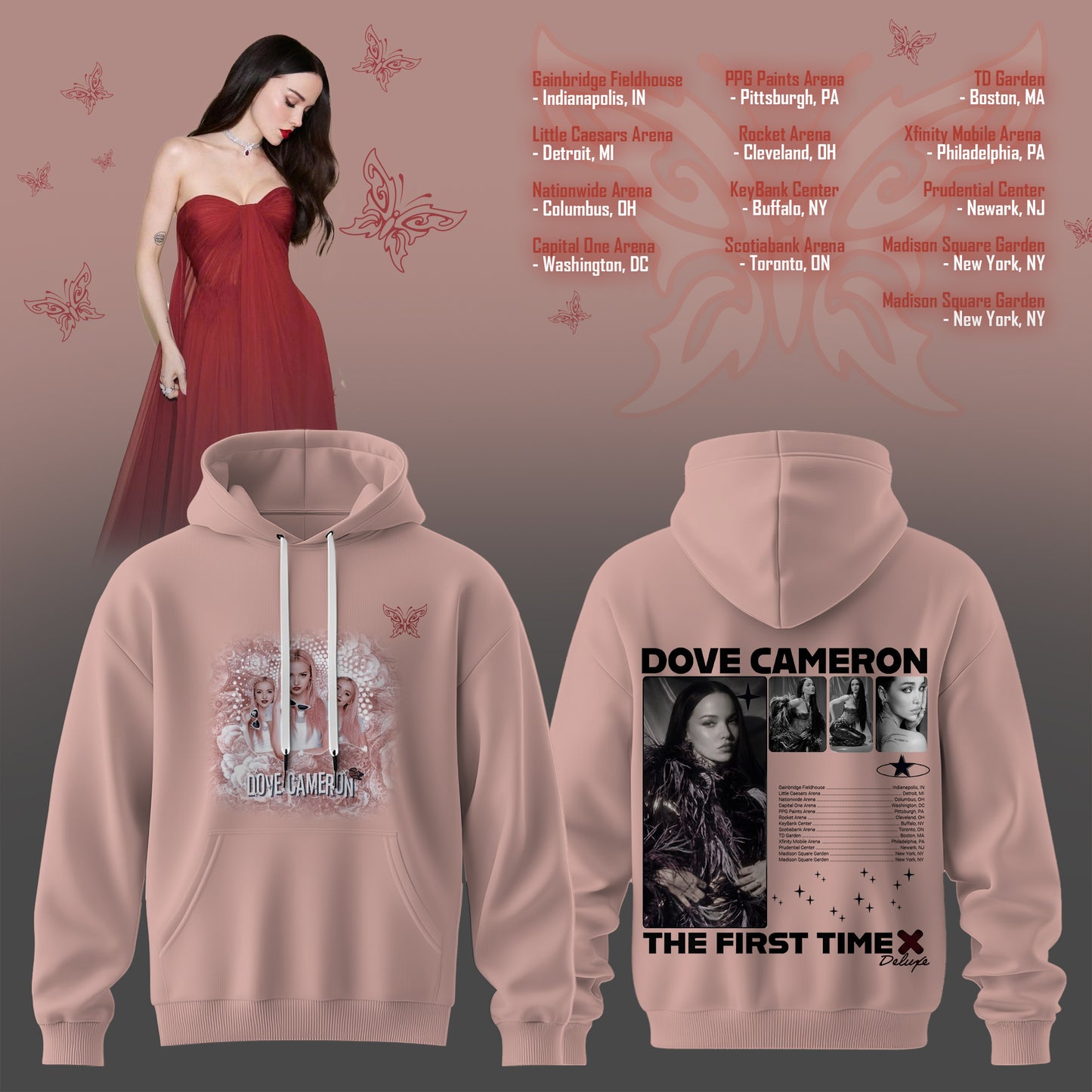 DOVE CAMERON 2026 TOUR HOODIE IS HERE ✨
