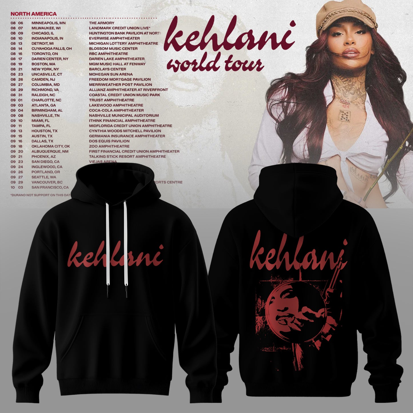 THE KEHLANI WORLD TOUR: North America Hoodie