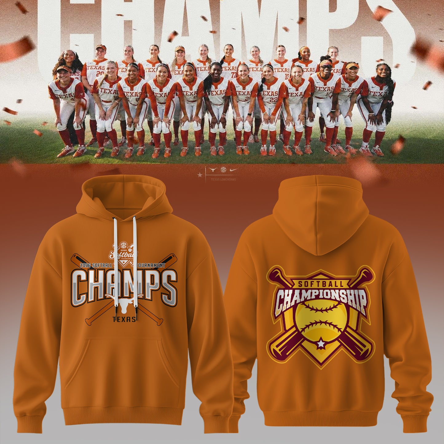 2026 SEC Softball Tournament Champions Hoodie