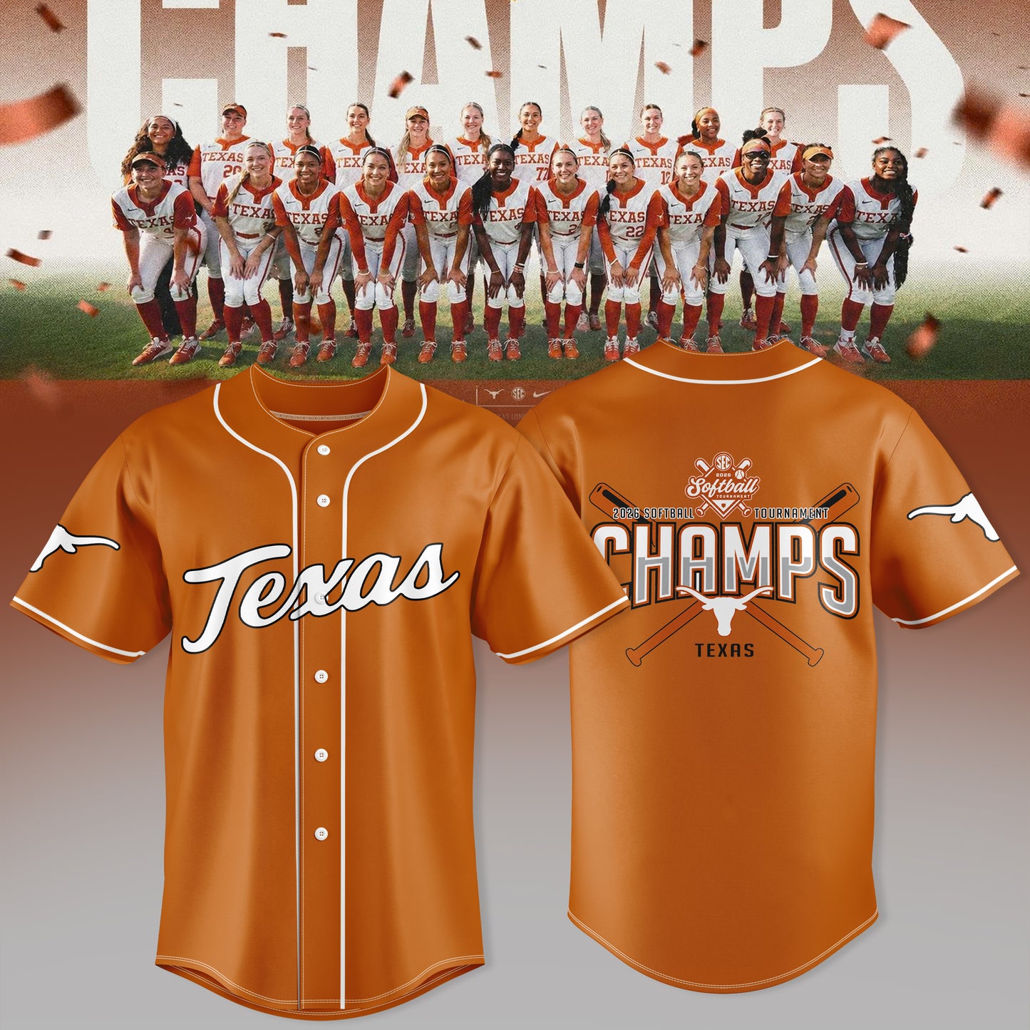 2026 SEC Softball Tournament Champions Jersey