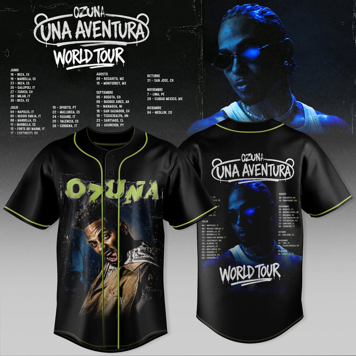 UNA AVENTURA WORLD TOUR – OFFICIAL JERSEY