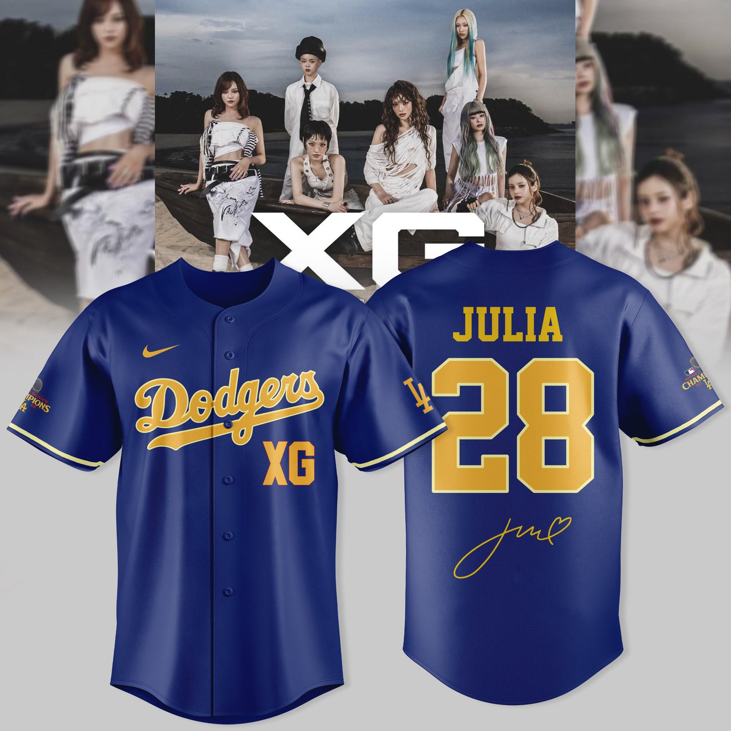_”XG WORLD TOUR: THE CORE” Jersey Baseball