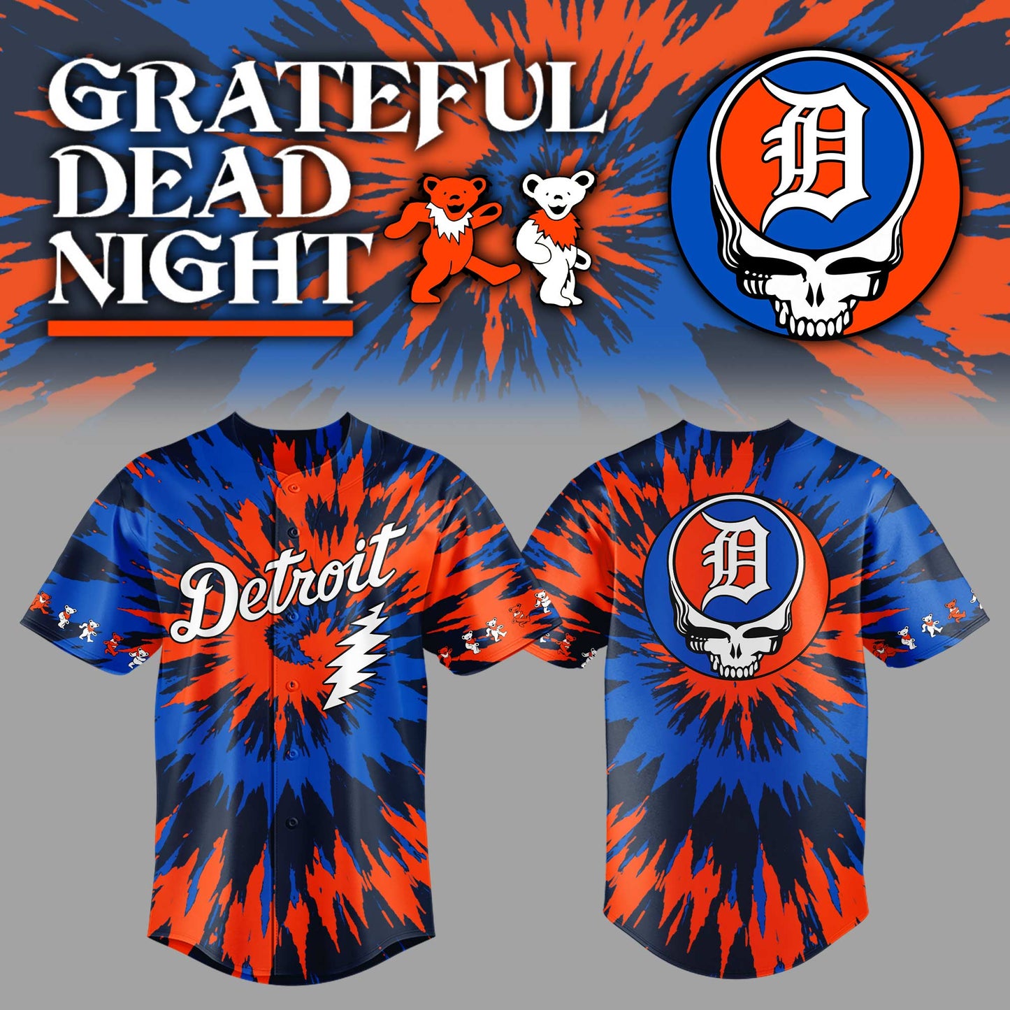 Limited Editon Grateful Dead Night Jersey