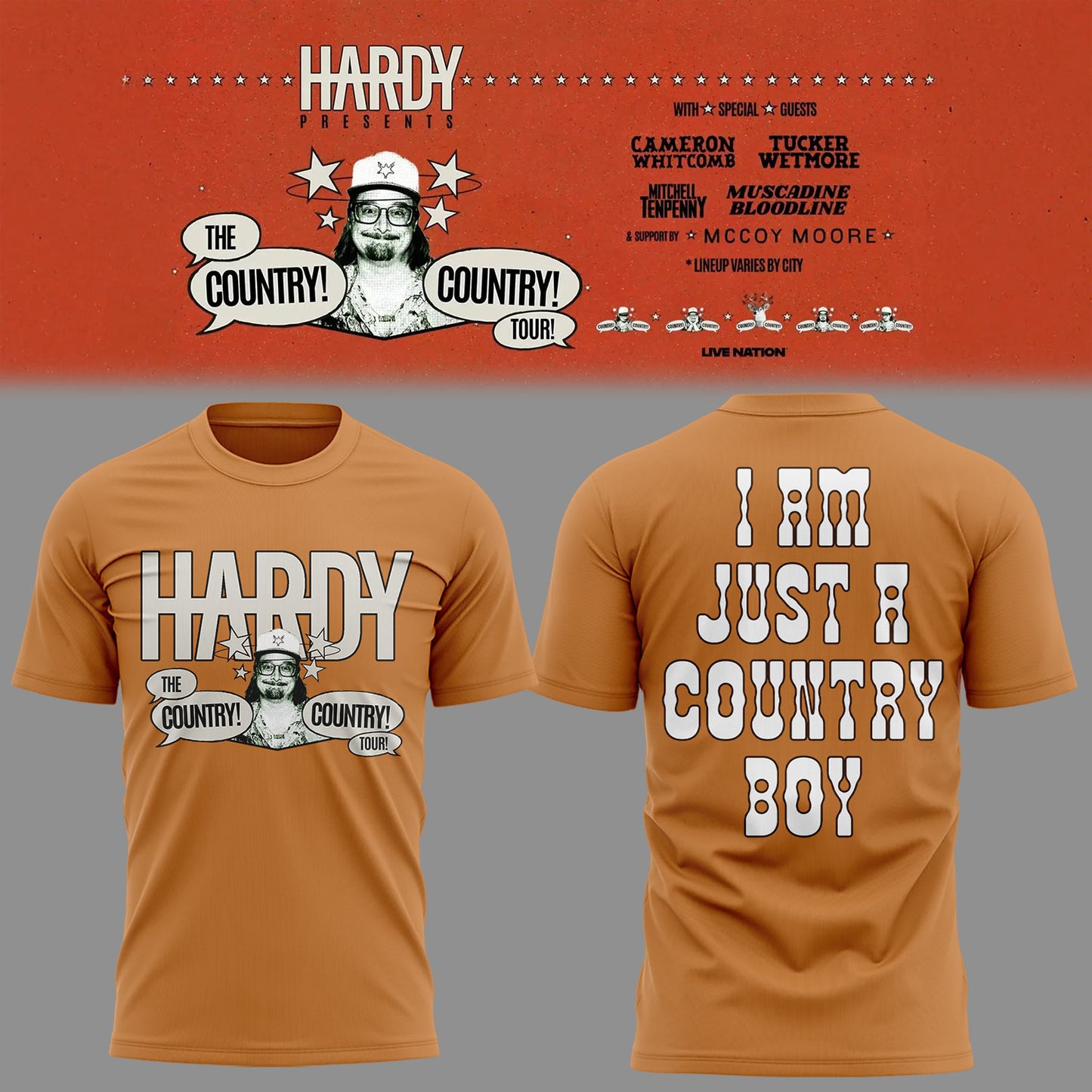 Limited Edition The Country! Country! Tour 🤠🎸Tshirt